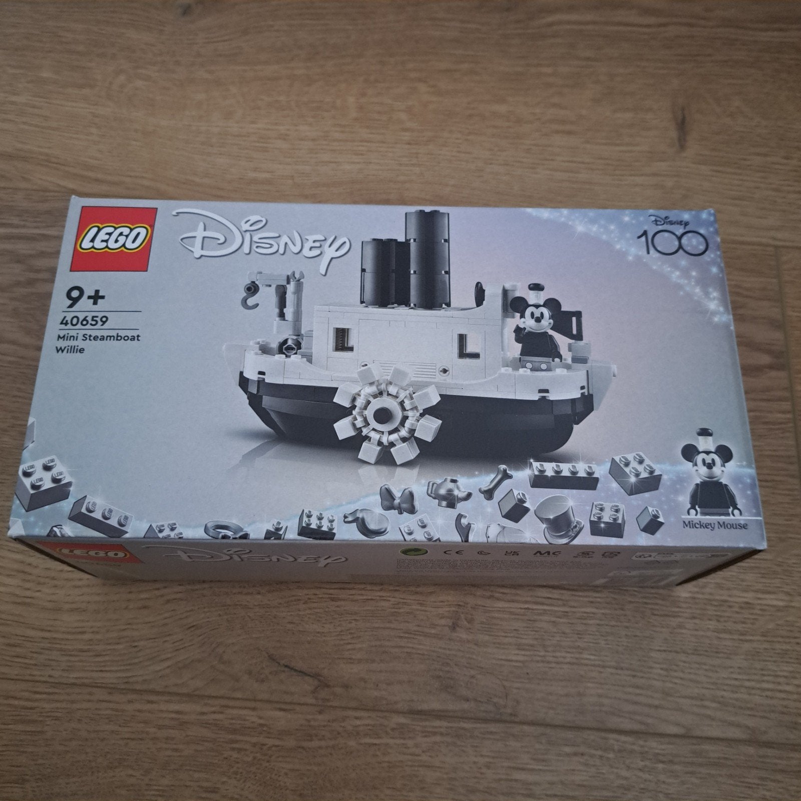 LEGO Disney 100 Mini Steamboat Willie 40659 Nieuw, Ophalen, Inclusief minifiguren, Lego, Nieuw