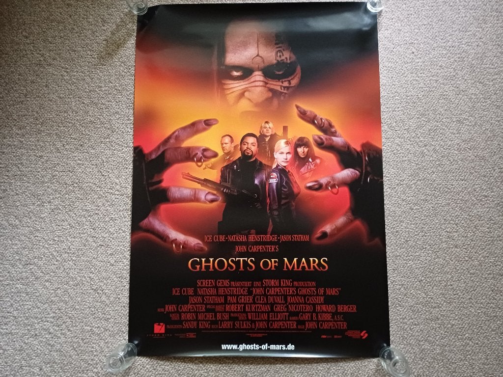 GHOSTS   OF   MARS     filmposter., Rechthoekig Staand, Verzenden, Nieuw, A1 t/m A3