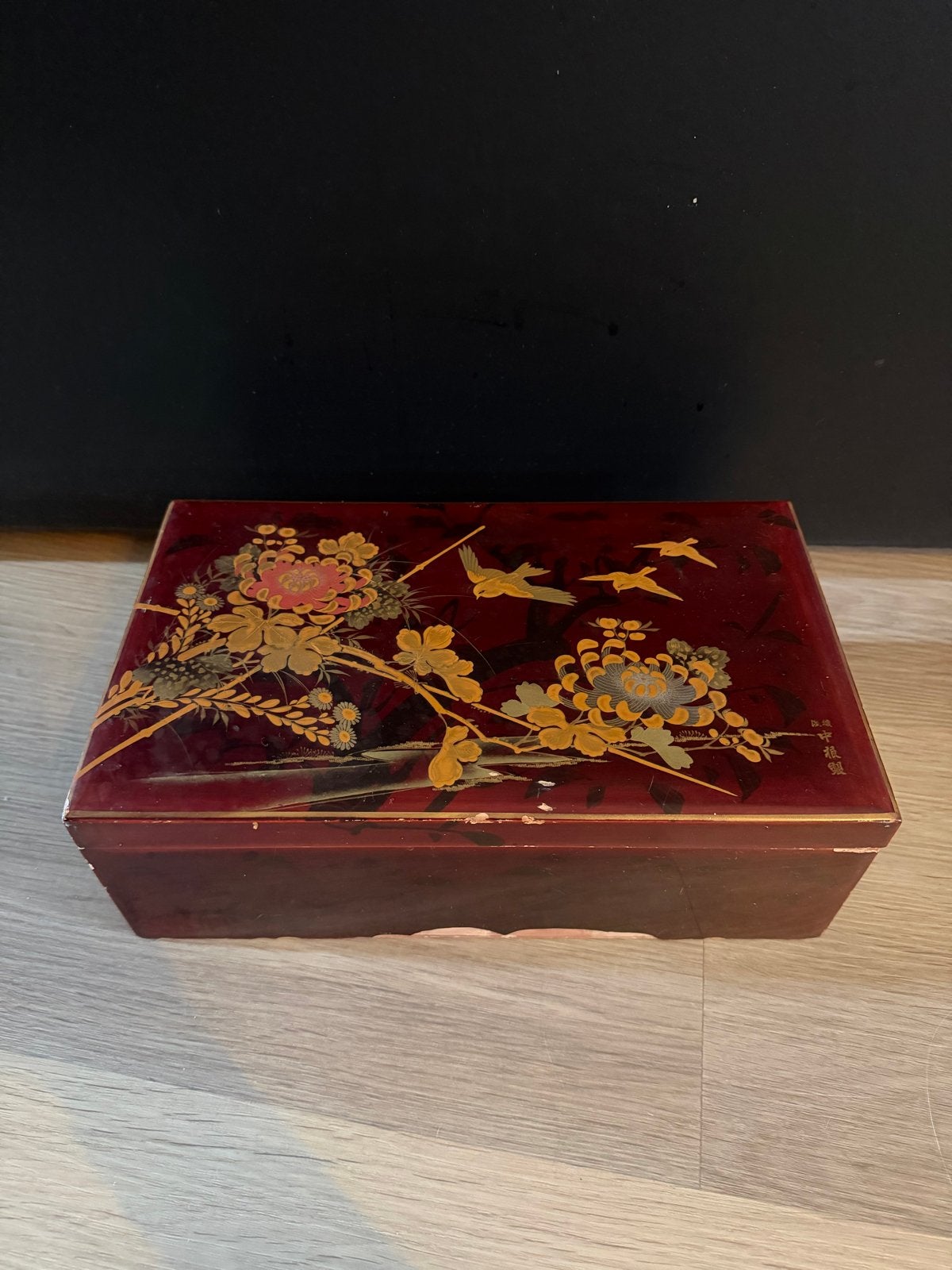 Antieke Japanse Urushi Lakdoos - Yokohama Nakane-sei (ca. 19, Ophalen