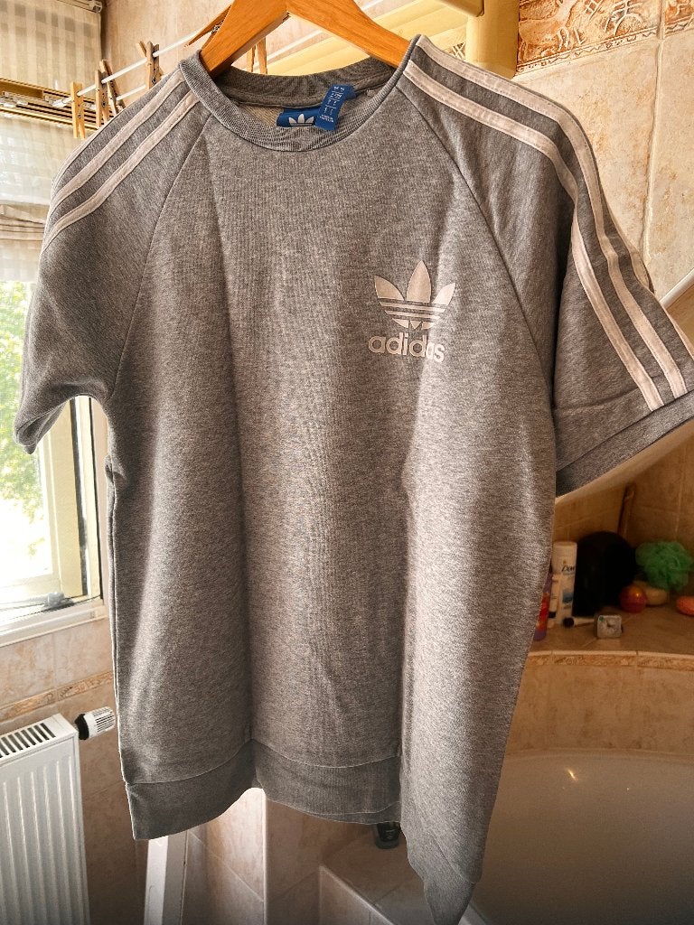 Adidas T-Shirt, Kleding | Heren, Ophalen of Verzenden, Adidas, Grijs, Gedragen