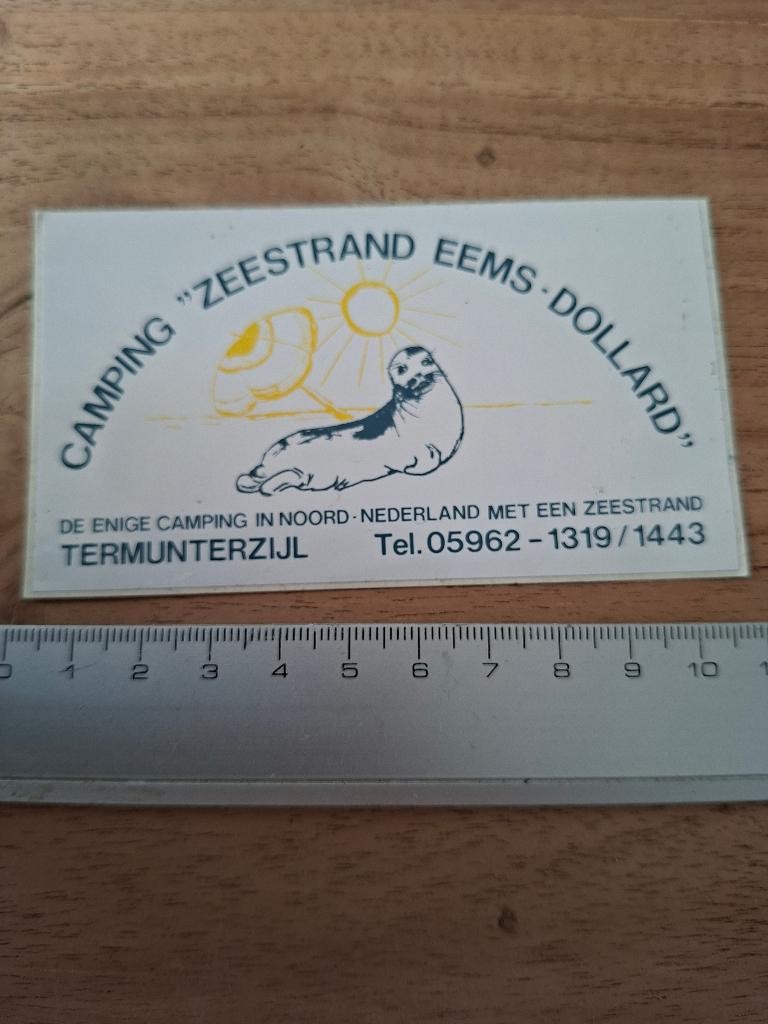 Sticker Termunterzijl, Ophalen of Verzenden, Zo goed als nieuw, Overige typen