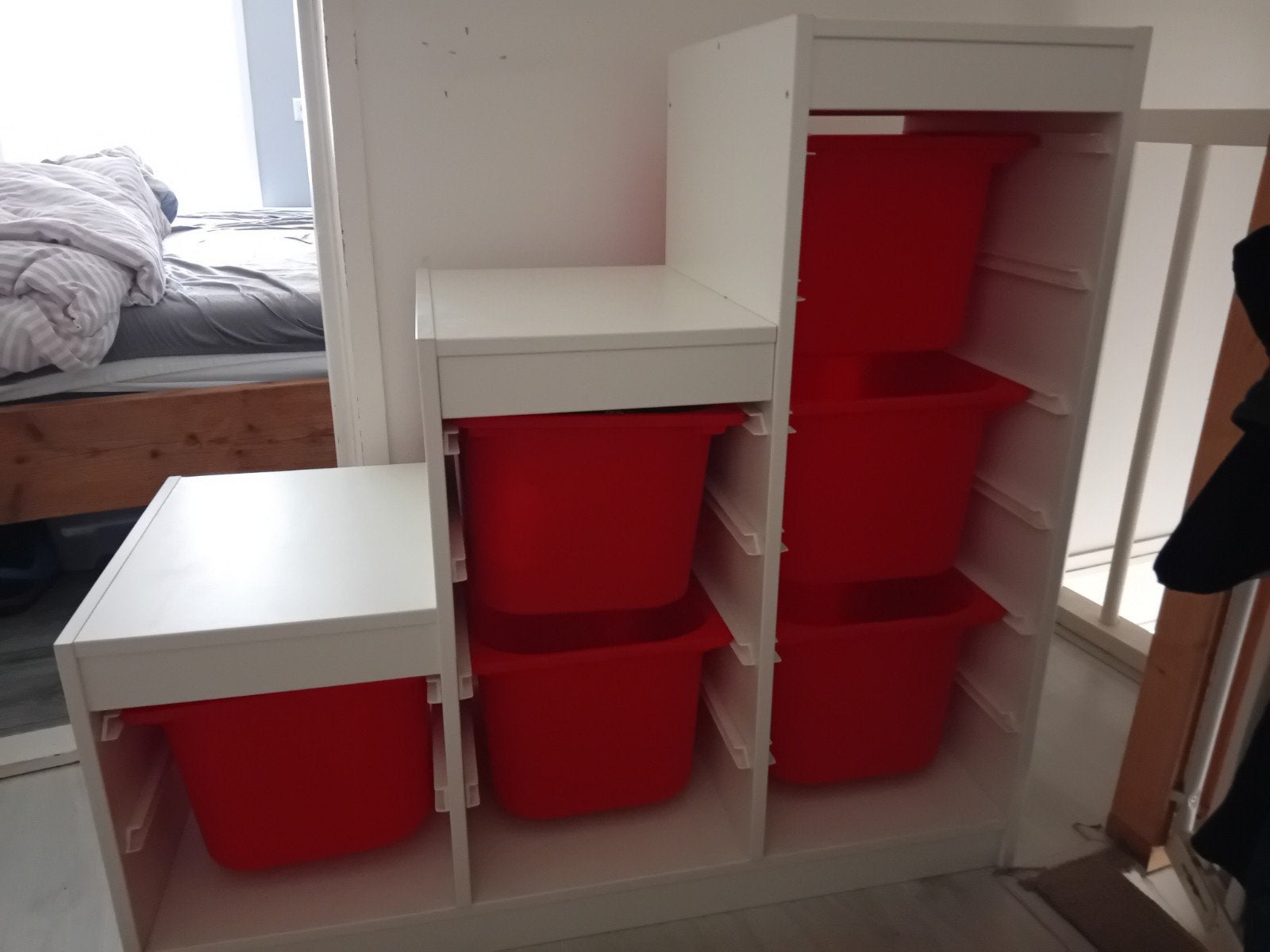 ikea trofast kast met bakken, Ophalen, Gebruikt