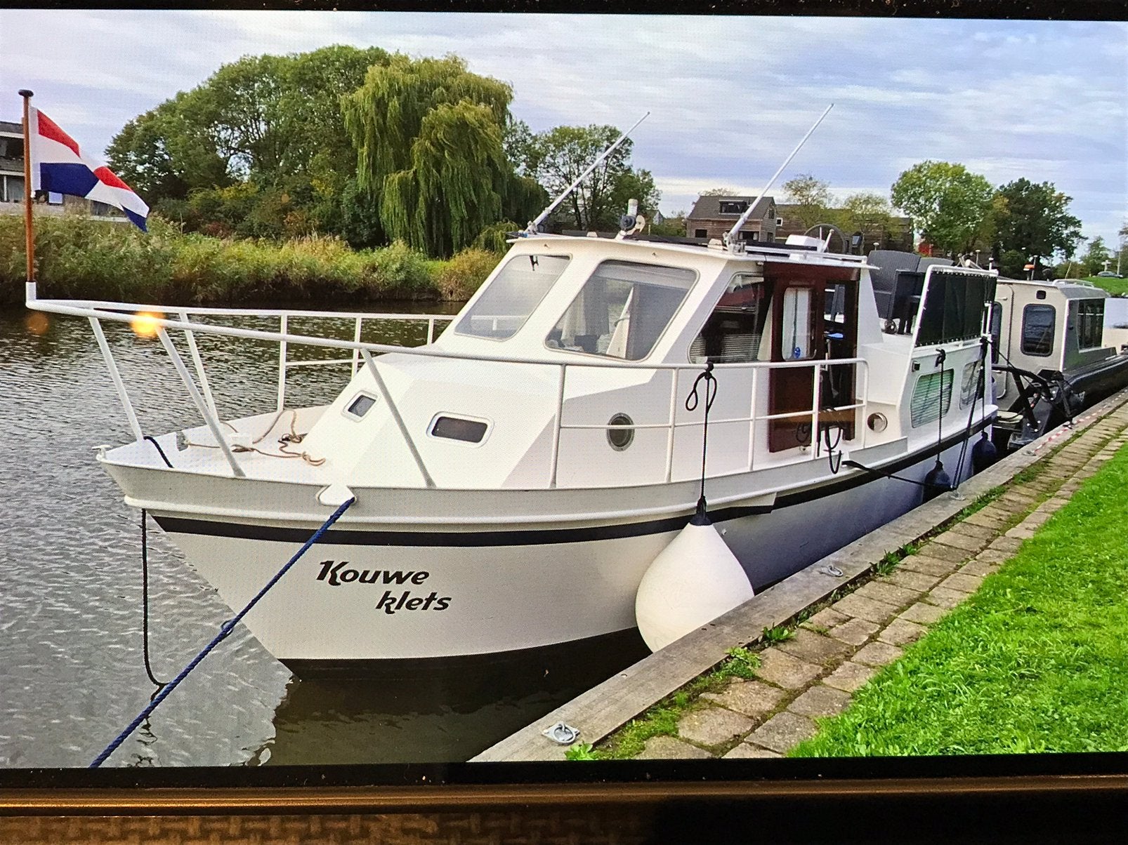 Motorboot / Jacht . Nieuwe Vetus boegschroef ., Ophalen, Staal, Diesel, Boegschroef