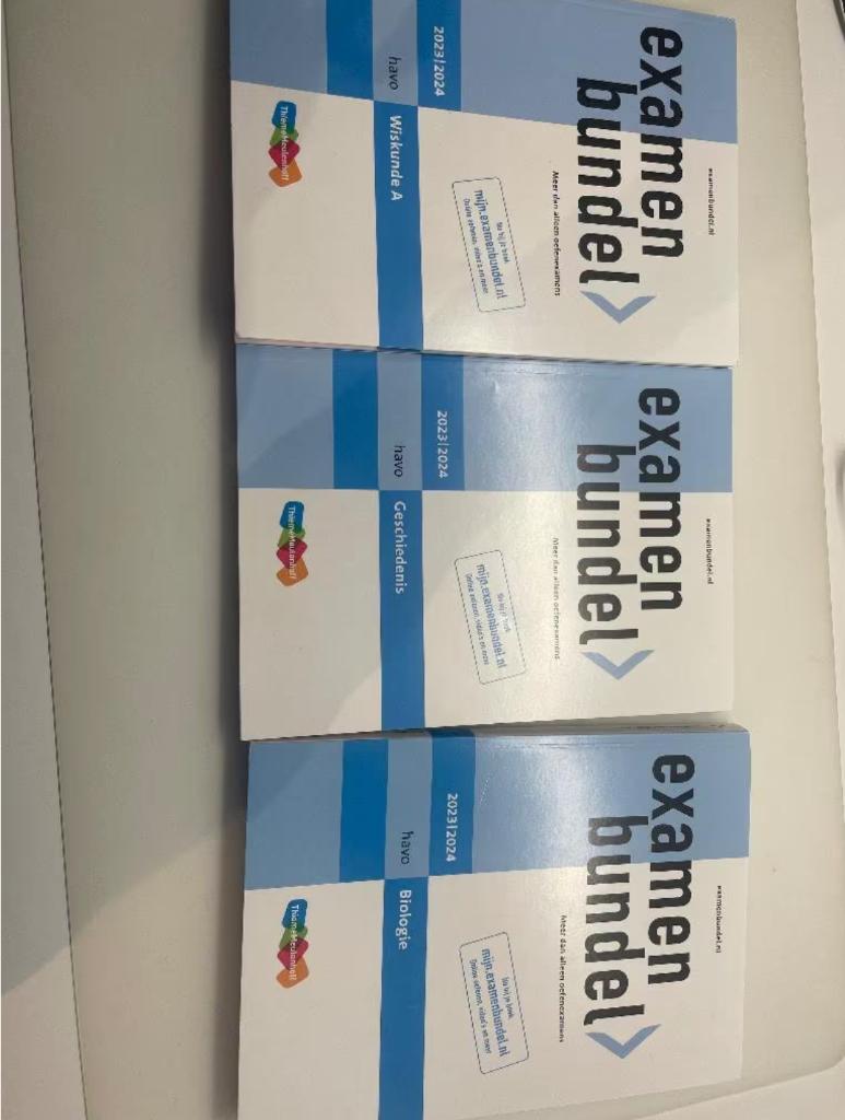 Diverse examenbundels en samengevat HAVO, Ophalen of Verzenden, Zo goed als nieuw, HAVO