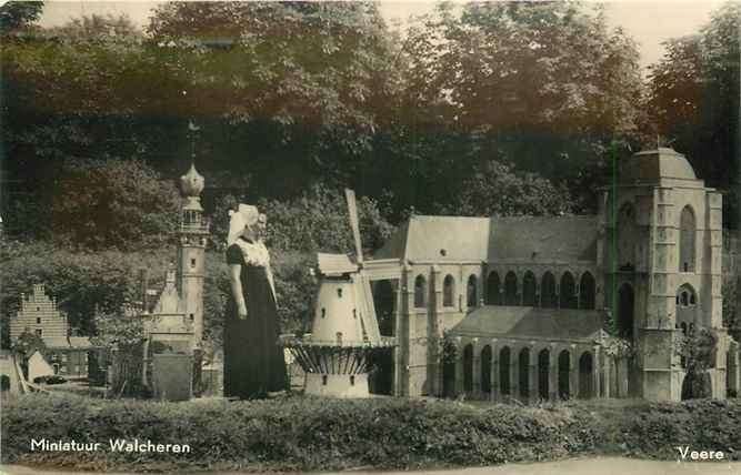 301-384-021 Veere Miniatuur Walcheren, Verzenden, Voor 1920, Zuid-Holland