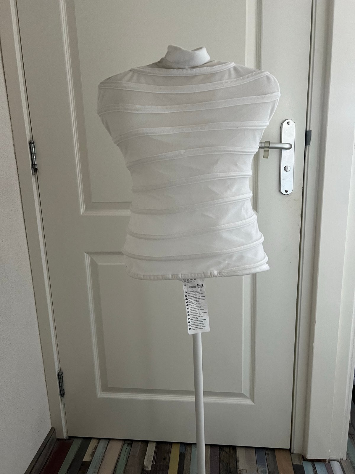 Witte paspop voor kledingpresentatie, Ophalen of Verzenden, Gebruikt, Paspop