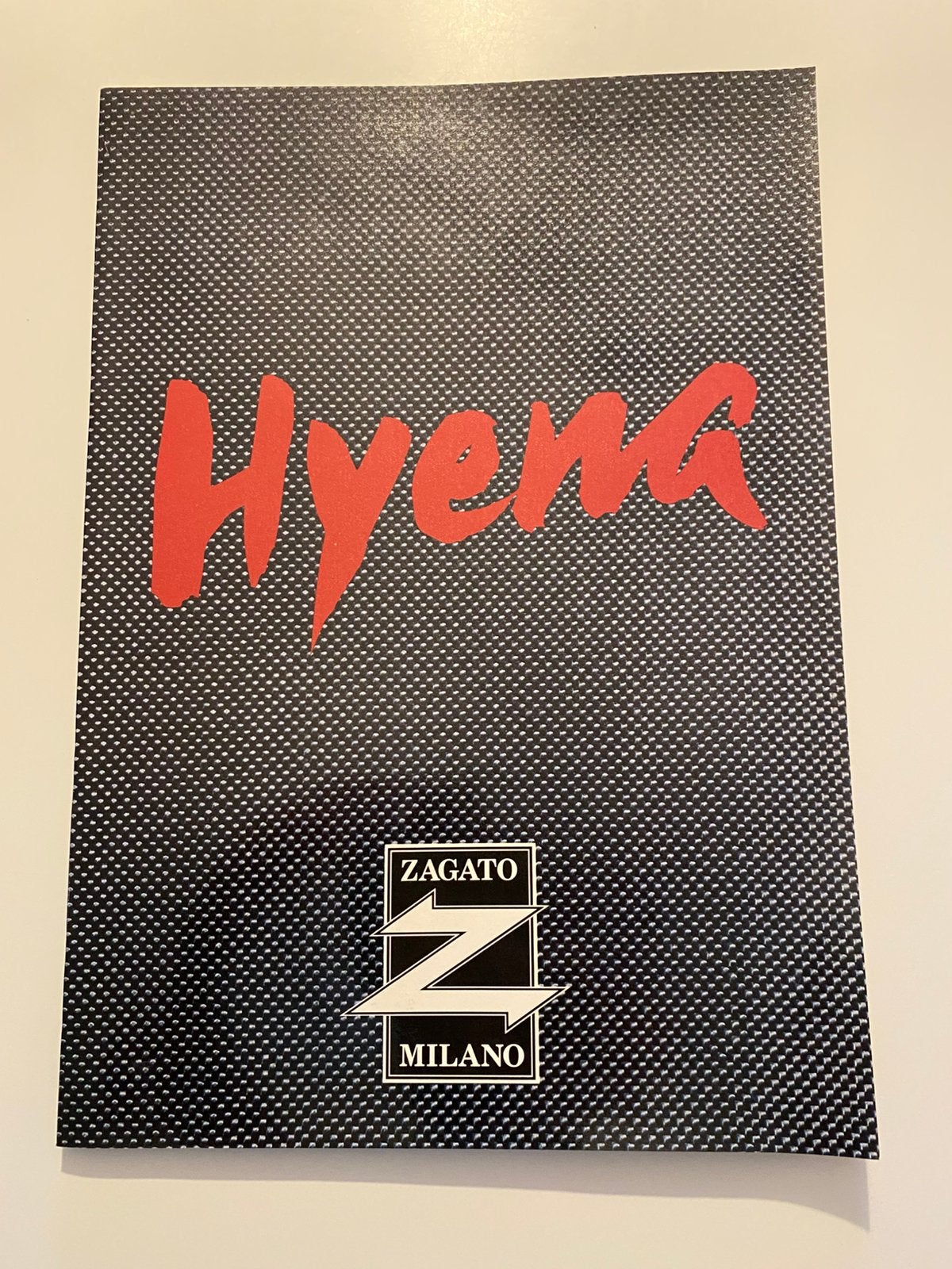 Lancia Hyena Zagato Brochure 1993, Verzenden, Zo goed als nieuw, Overige merken