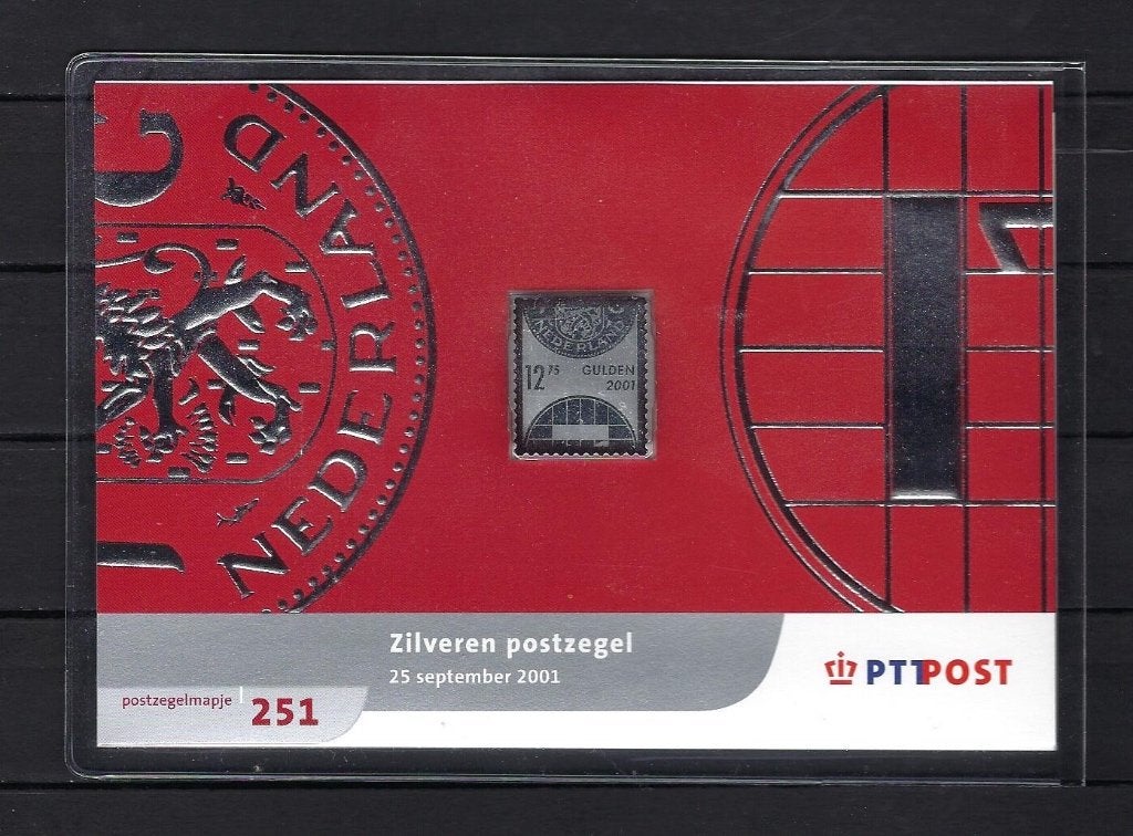 NVPH postzegel Mapje 251 Zilveren Postzegel (gld 12,75), Postzegels en Munten, Postzegels | Nederland, Ophalen of Verzenden, Na 1940