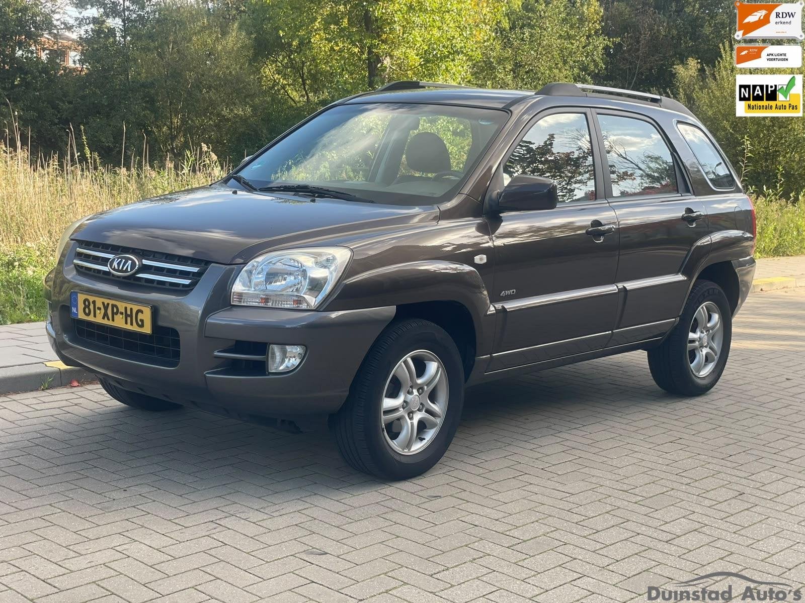 Kia Sportage 2.7 V6 Adventure 4WD Automaat|1ste Eig|Clima, Auto's, Automaat, Gebruikt, Bruin, 2656 cc