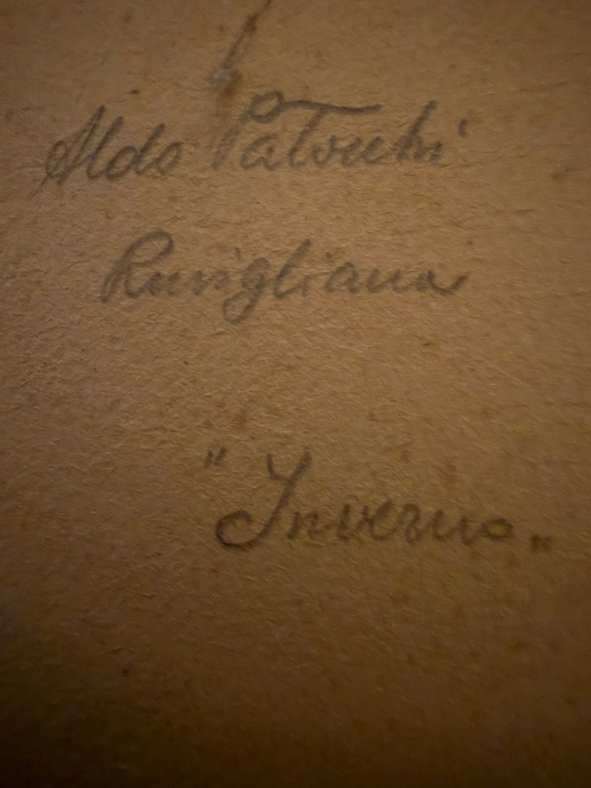 Aldo Patocchi - Inverno (Winter) - Houtsnede, Antiek en Kunst, Ophalen of Verzenden, Houtsnede, Gesigneerd, Landschap