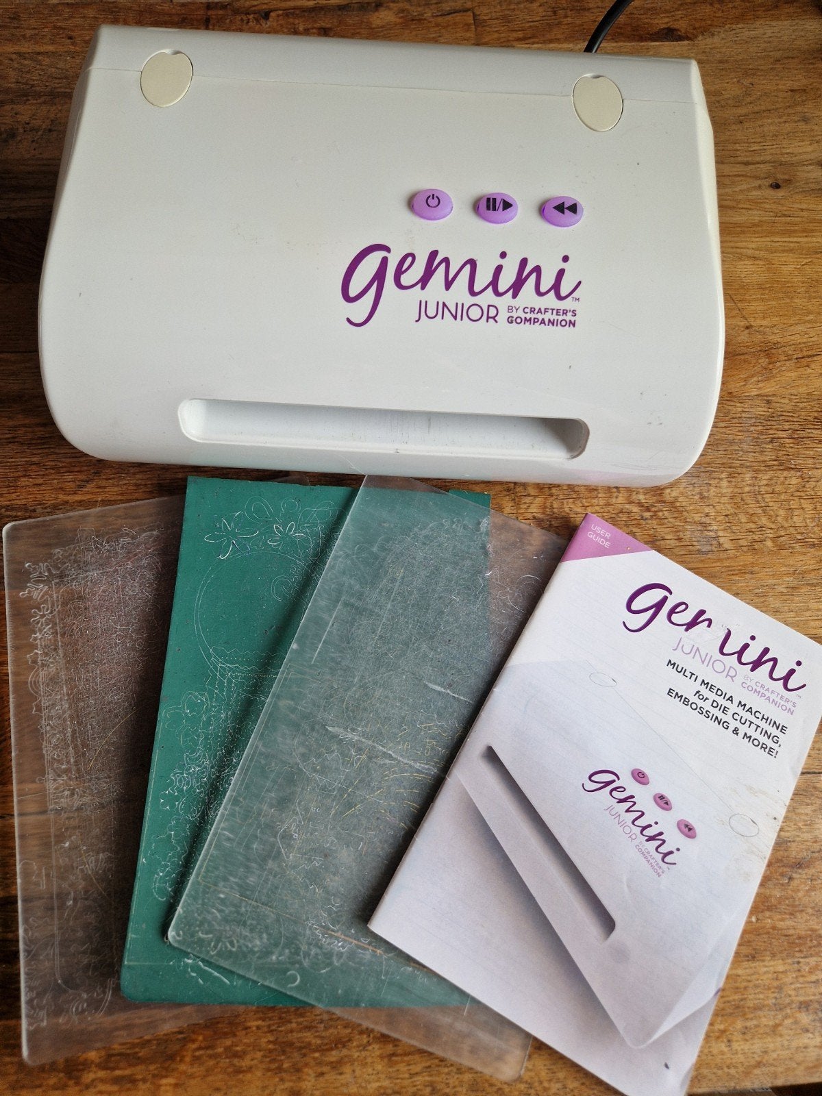 Gemini Junior Snij- en Embossingmachine, Ophalen of Verzenden, Gebruikt, Elektrisch, Gereedschap of Toebehoren