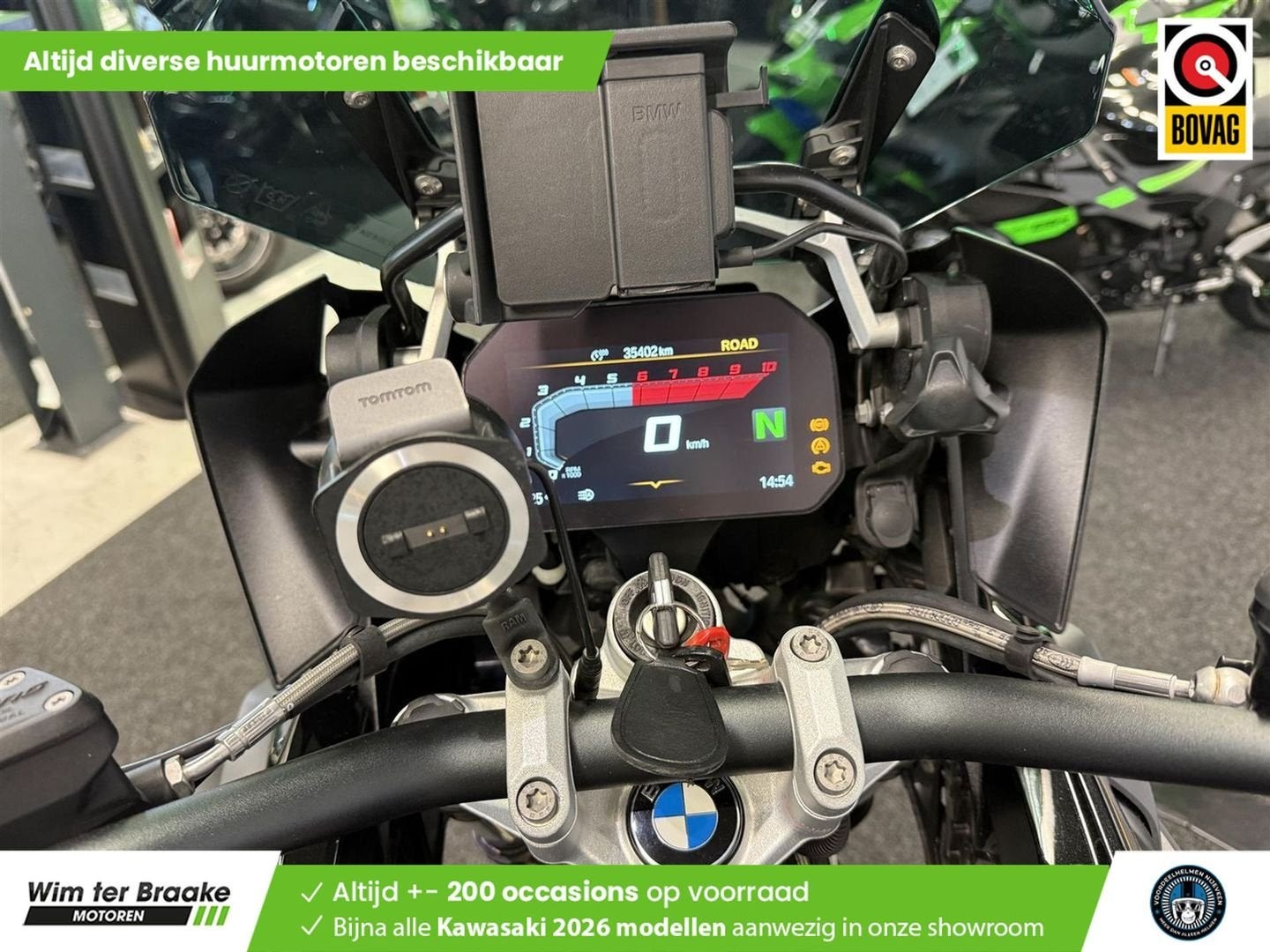 BMW R 1250 GS ABS (bj 2019) 35,342 km, 2 cilinders, 1254 cc, Motorrijbewijs A, Bedrijf