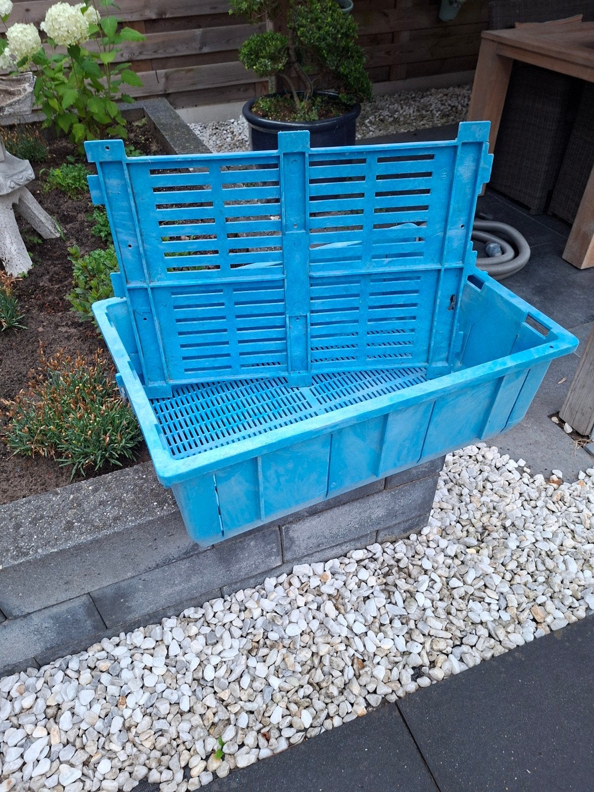 Koi drijvende koi basket inspectie bak, Tuin en Terras, Ophalen of Verzenden