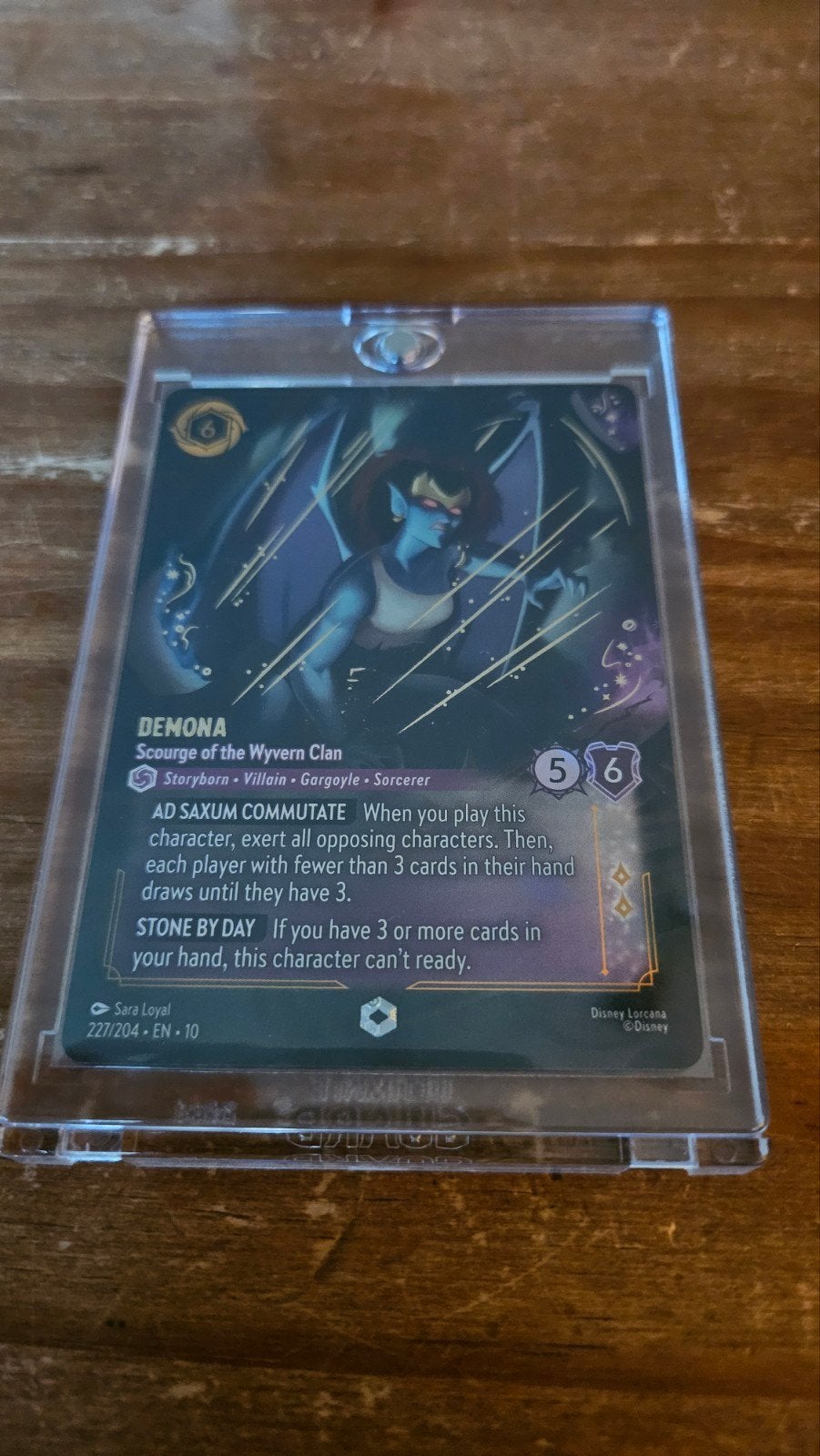 Disney Lorcana Demona Scourge of the Wyvern Clan, Ophalen, Zo goed als nieuw, Losse kaart