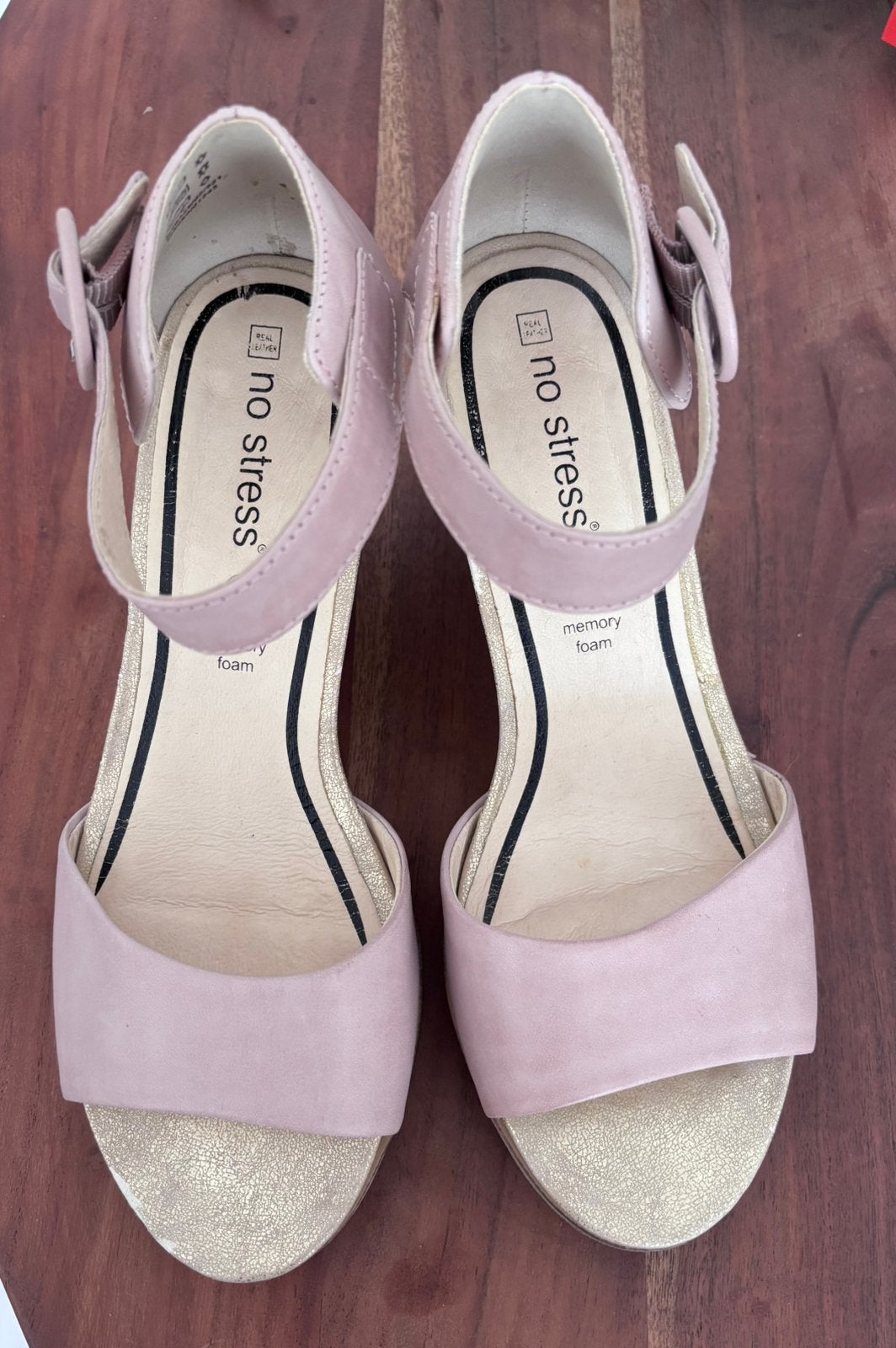 No Stress maat 38, Zo goed als nieuw, Roze, Sandalen of Muiltjes, Ophalen of Verzenden