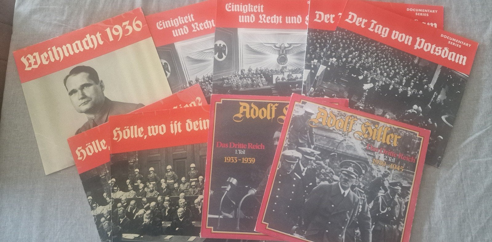 9 lp's van het duitse rijk, Verzamelen, Ophalen of Verzenden