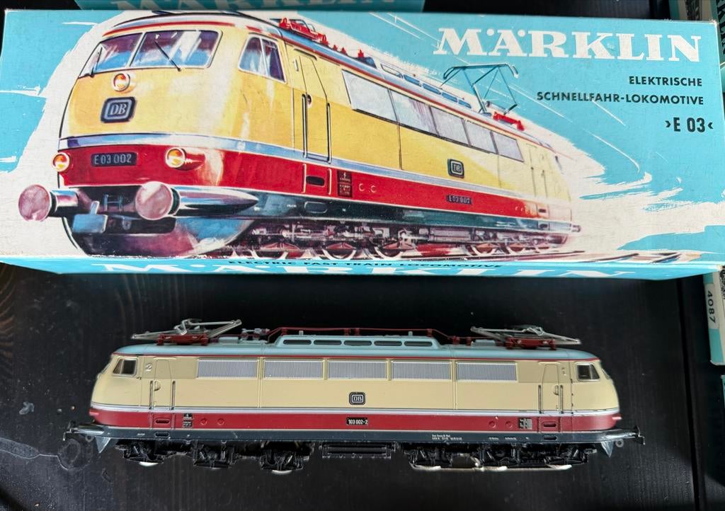 Märklin model treinen compleet in originele doosjes, Ophalen, Wisselstroom, Märklin, Gebruikt