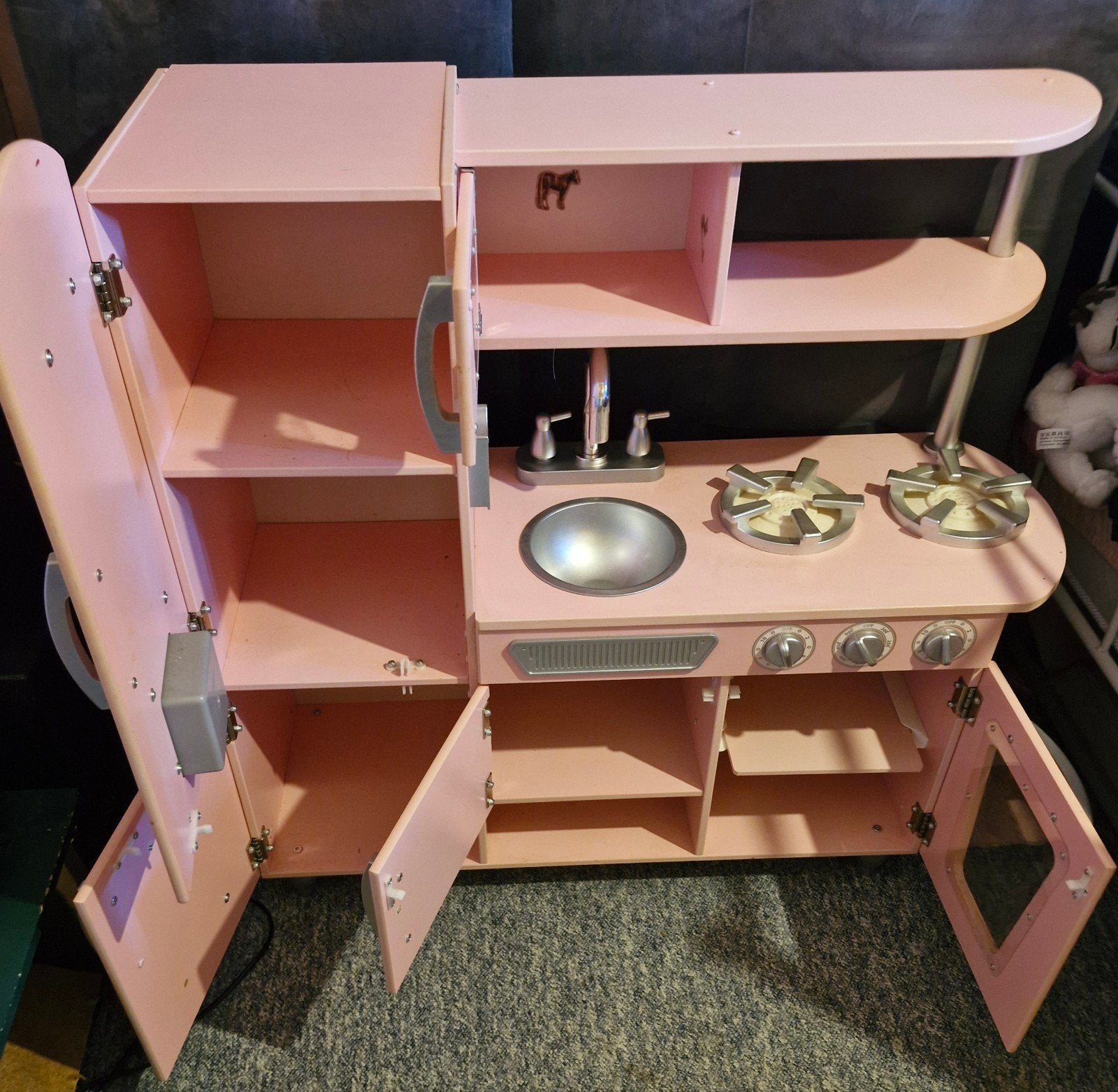 leuk roze kinder keukentje, Kinderen en Baby's, Ophalen, Gebruikt, Toebehoren