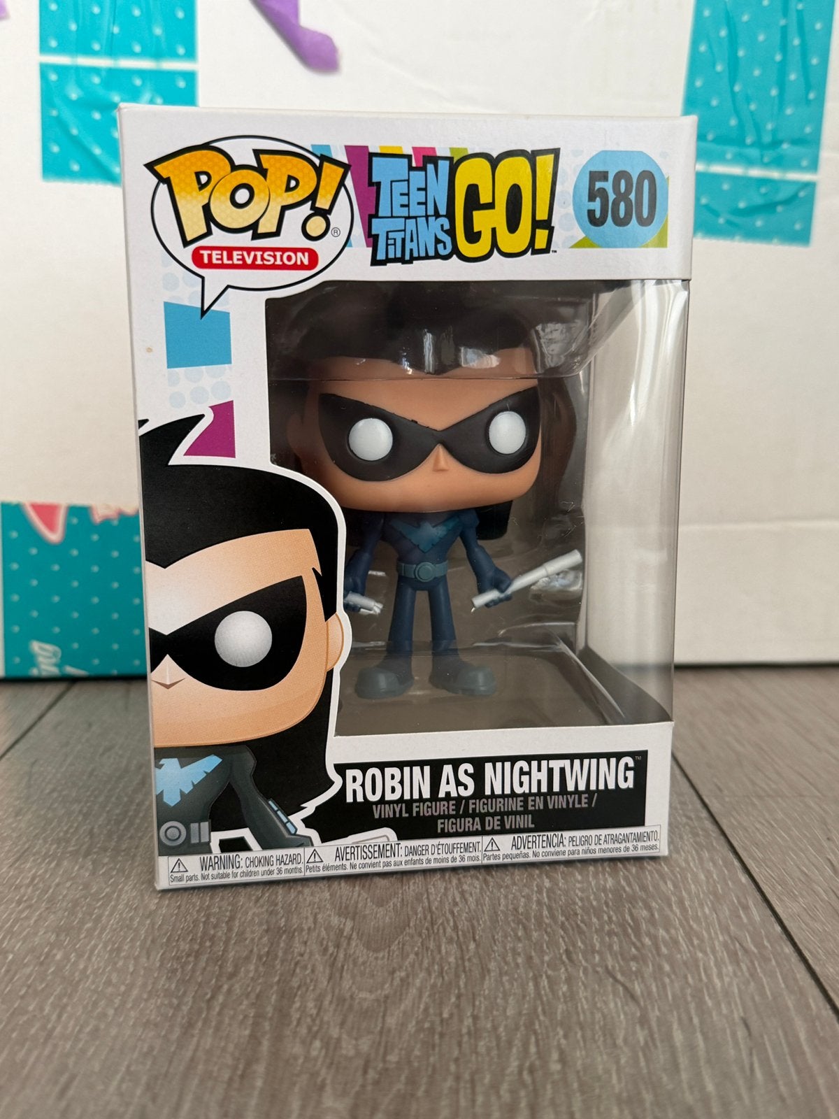 funko pop Teen Titans GO! Robin as Nightwing. (580), Ophalen of Verzenden, Zo goed als nieuw