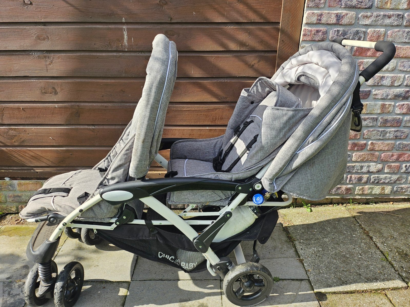 Chic 4 Baby Duo Tweelingwagen/Duowagen, Ophalen of Verzenden, Gebruikt, Overige merken, Duowagen