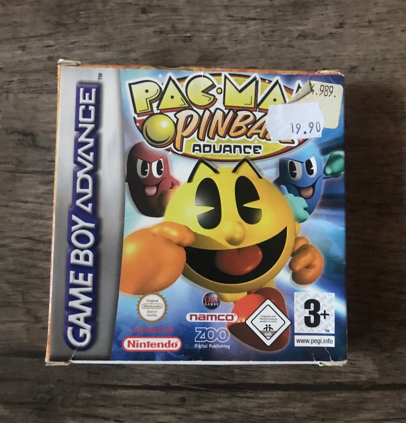 Pac-man Pinball Nintendo Gameboy Advance CIB., 1 speler, Ophalen of Verzenden, Zo goed als nieuw, Vanaf 3 jaar