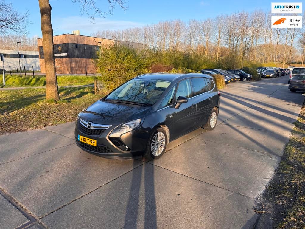 Opel Zafira Tourer 1.6 Design Edition 7p. KOPPAKKING LEKT.Ai, Voorwielaandrijving, Euro 5, 15 km/l, Gebruikt