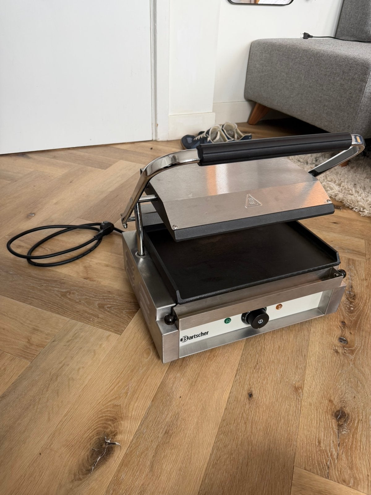 Bartscher contactgrill panini horeca, Ophalen, Zo goed als nieuw