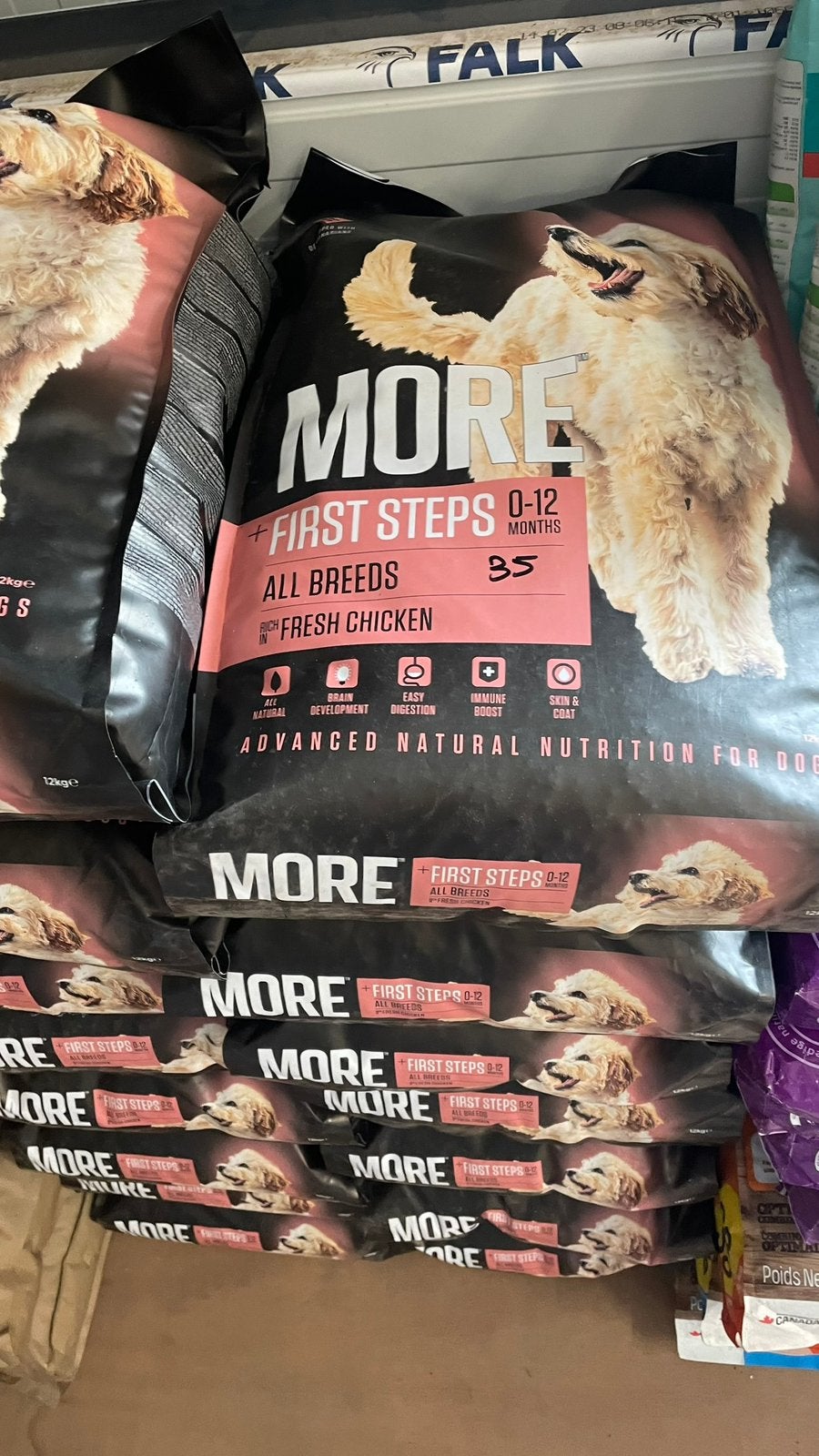 More Eerste Stappen Kip Alle Rassen Puppyvoer 12 kg, Dieren en Toebehoren, Ophalen of Verzenden, Hond
