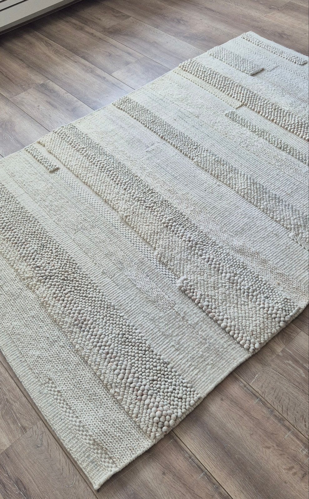 Vloerkleed Brönden Ikea, Huis en Inrichting, Ophalen, 100 tot 150 cm, Zo goed als nieuw, Beige