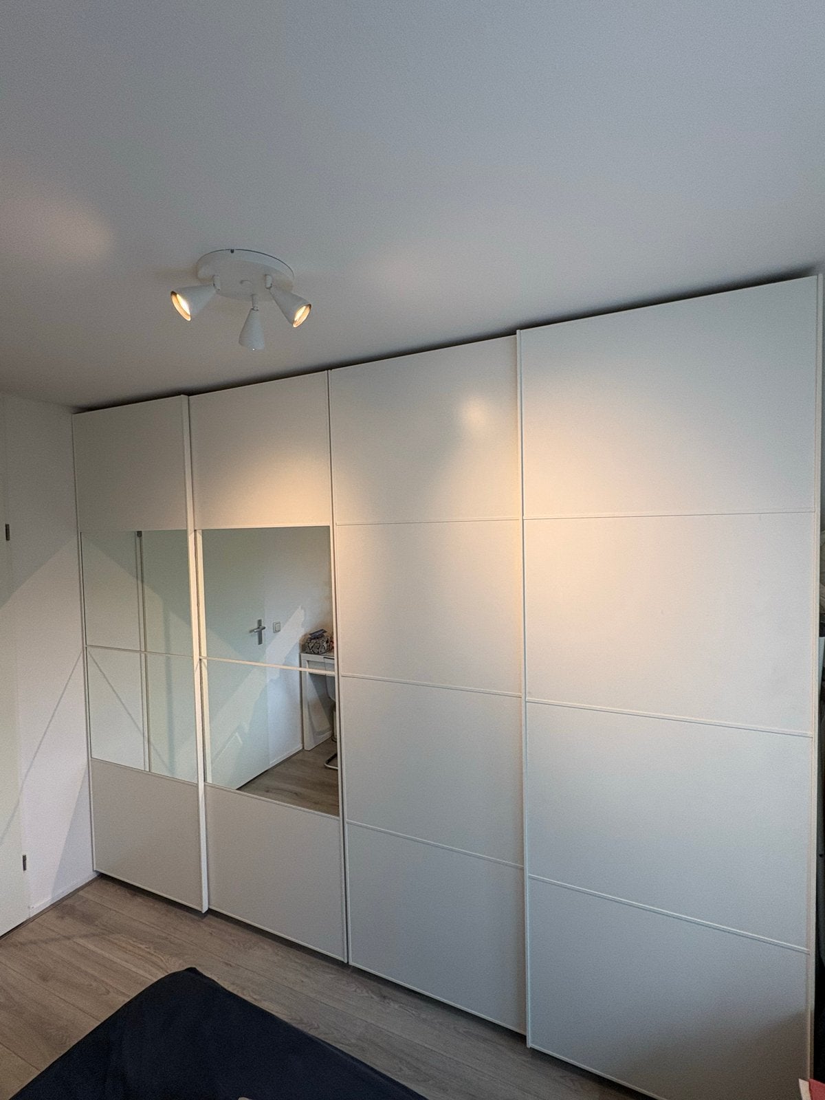 Ikea PAX kast - Met schuifdeuren en spiegels, Huis en Inrichting, Kasten | Kledingkasten, Ophalen, Met plank(en), Gebruikt, 200 cm of meer