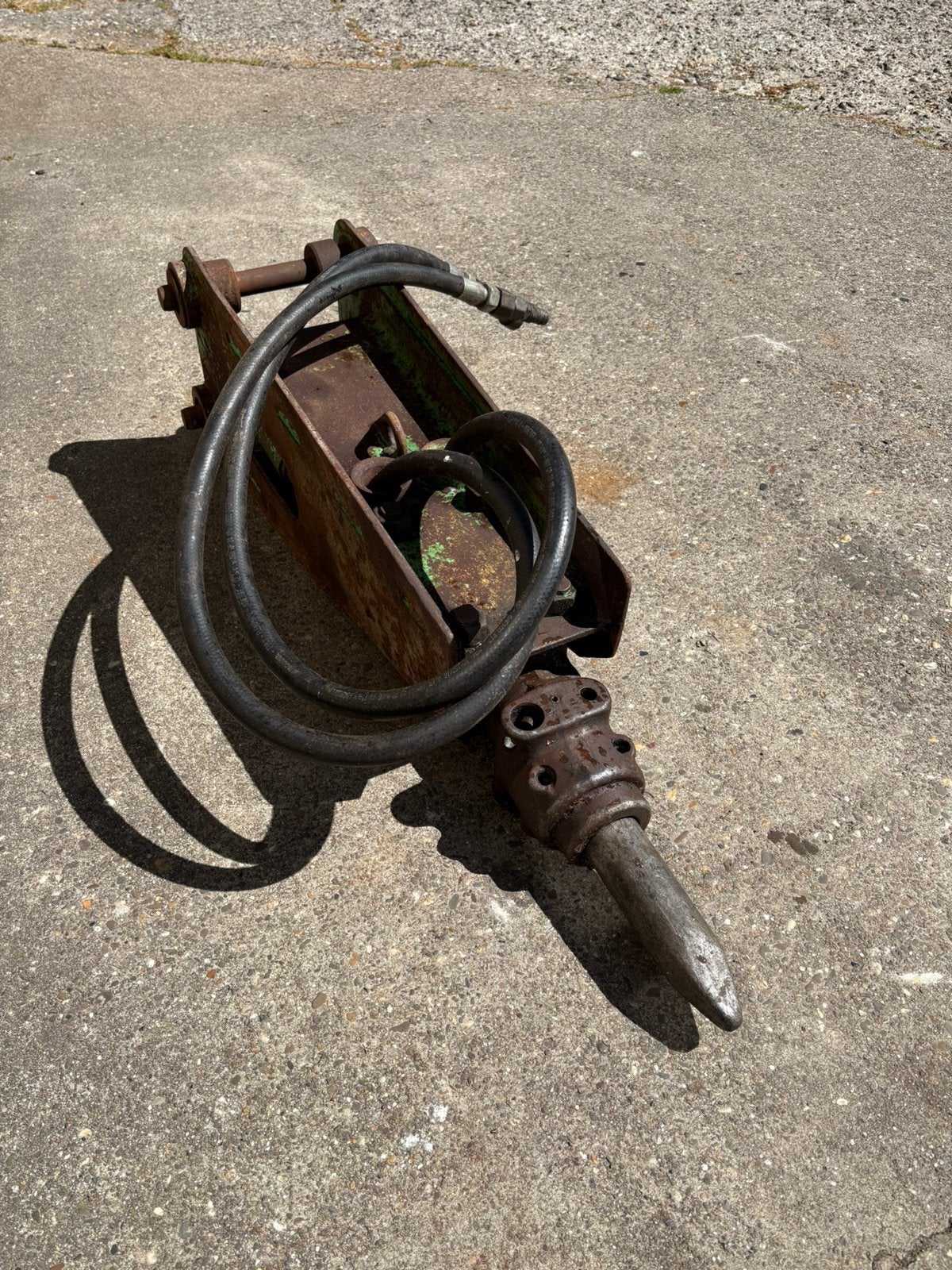 Montabert sloophamer hydraulisch opknapper kraan midi mini, Ophalen of Verzenden, Gebruikt
