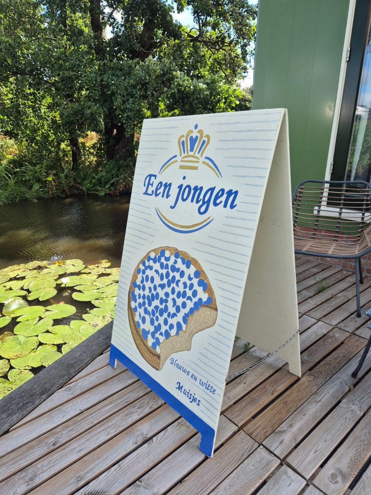 Geboortebord jongen - Een jongen, Ophalen