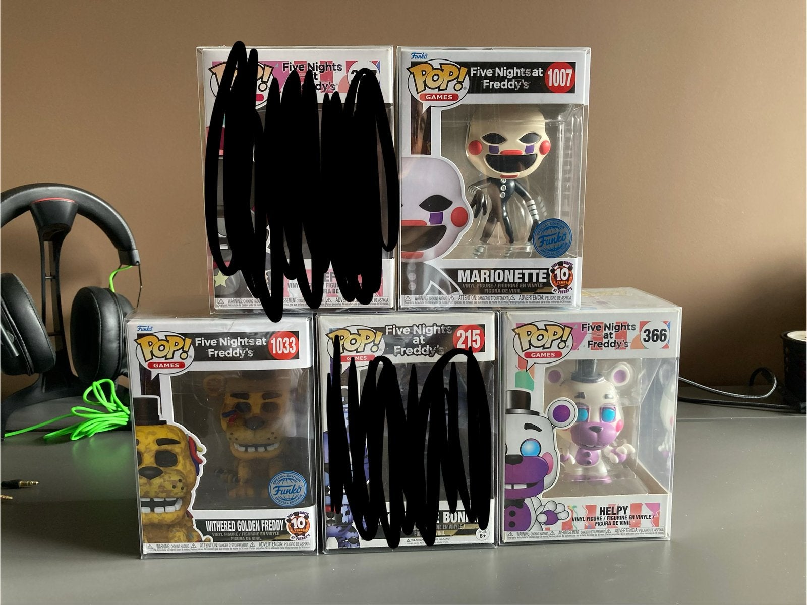 Funko pops five nights at Freddy’s., Ophalen of Verzenden, Zo goed als nieuw