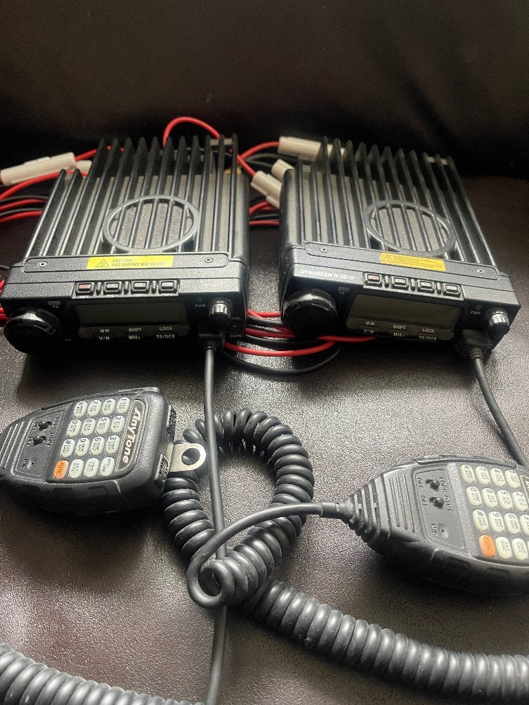 2 stuks Anytone mobilofoons 1x UHF en 1x VHF, Ophalen, Gebruikt