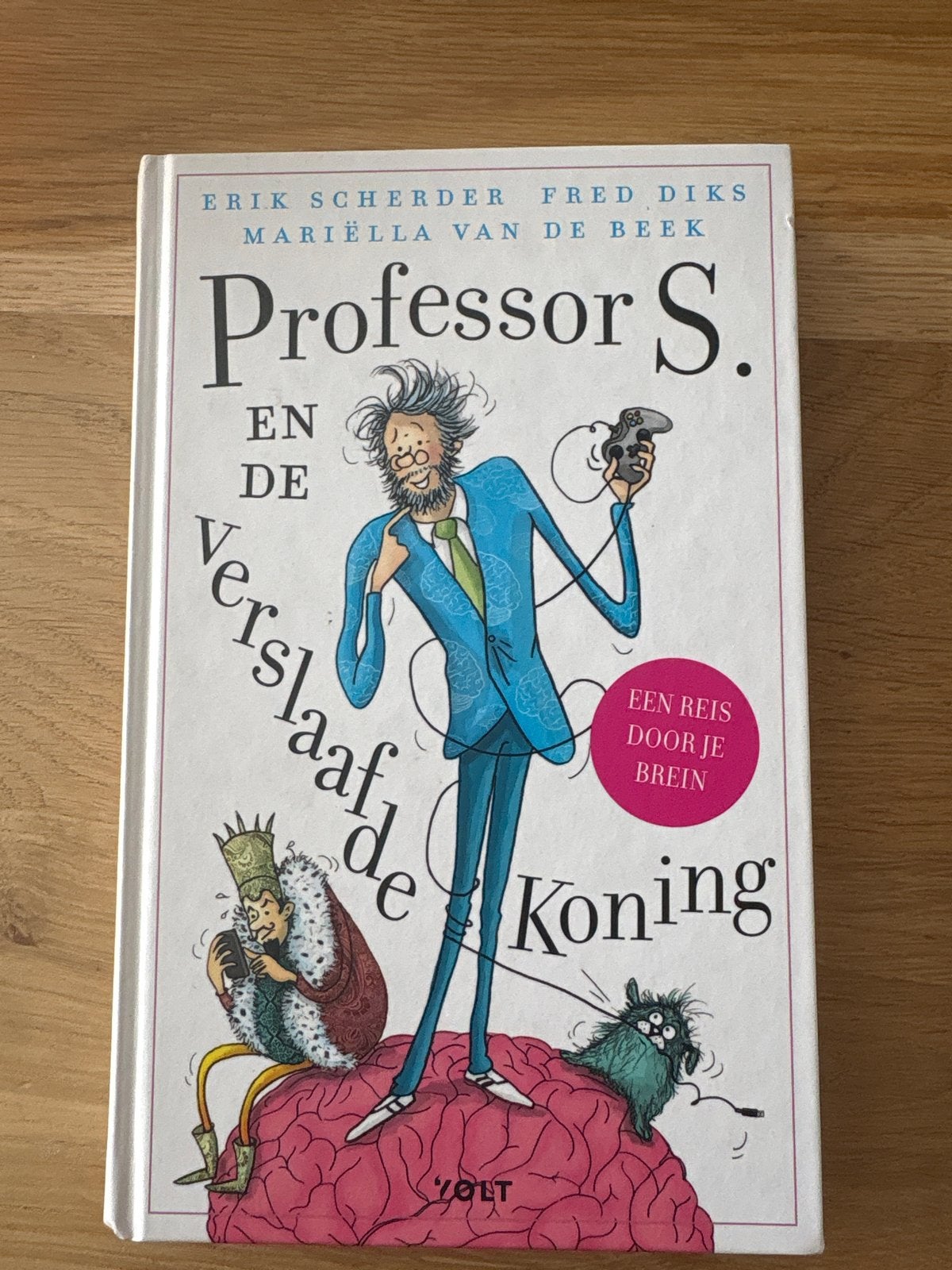 Professor S. en de Verslaafde Koning - Erik Scherder, Ophalen, Zo goed als nieuw, Non-fictie