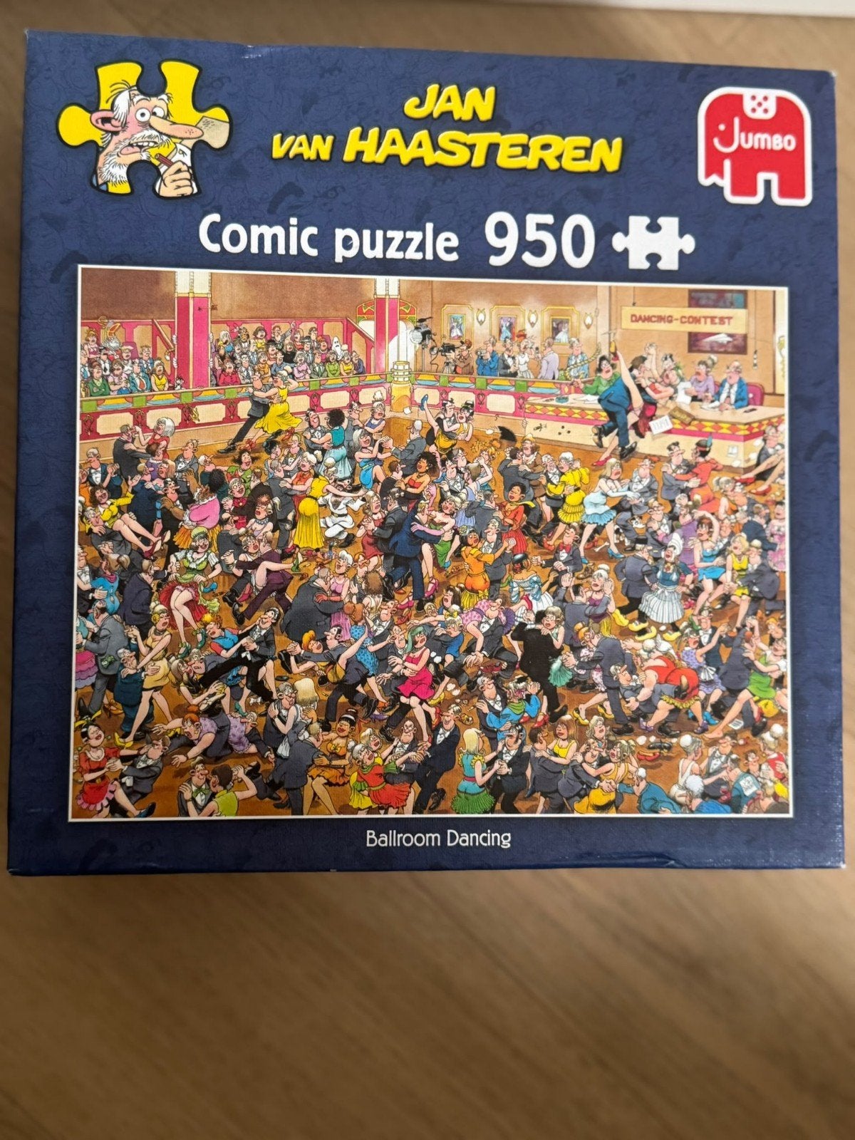 Jan van Haasteren puzzel ballroom dancing, Ophalen of Verzenden, 500 t/m 1500 stukjes, Zo goed als nieuw, Legpuzzel