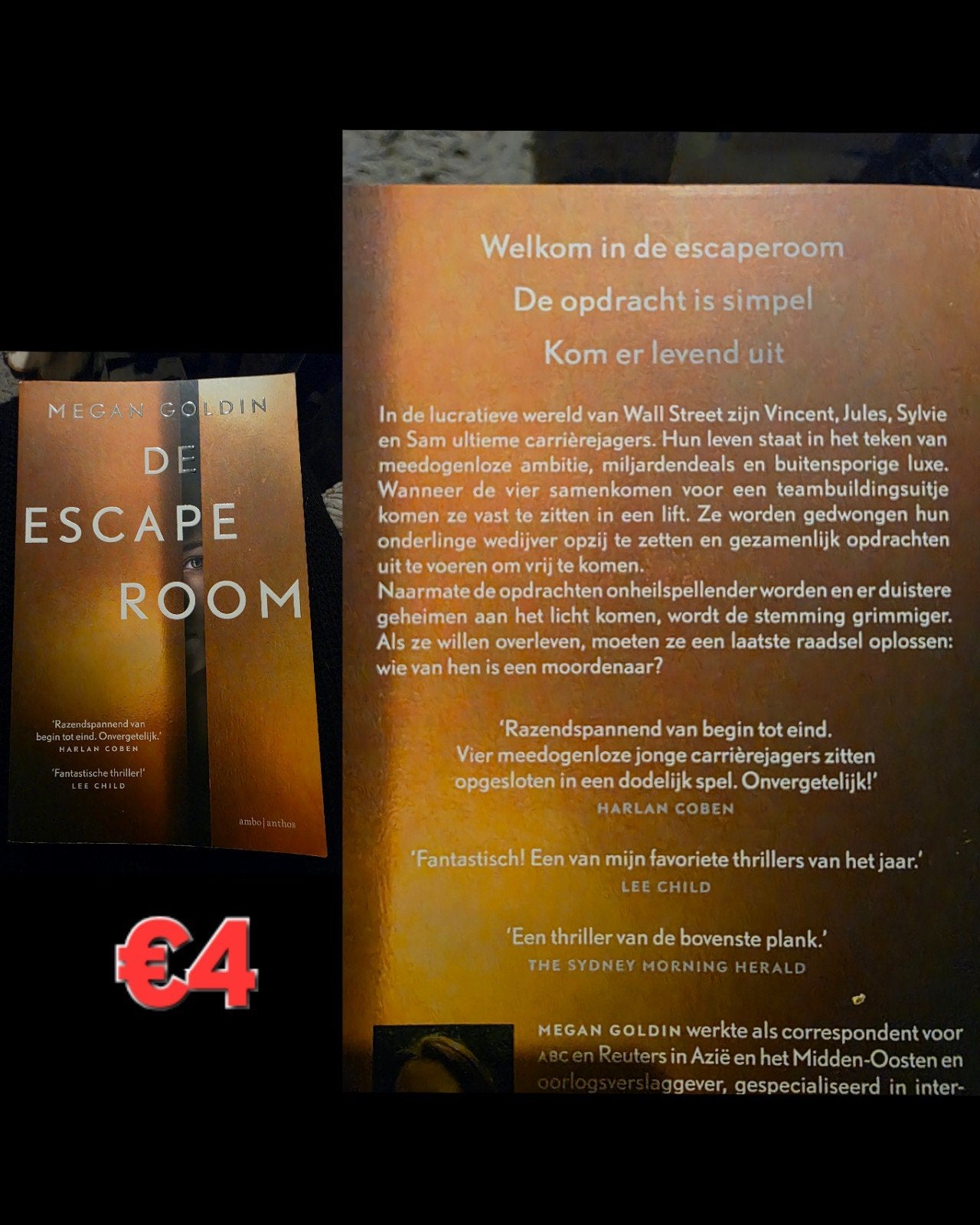 Escape room Megan golden, Ophalen of Verzenden, Zo goed als nieuw