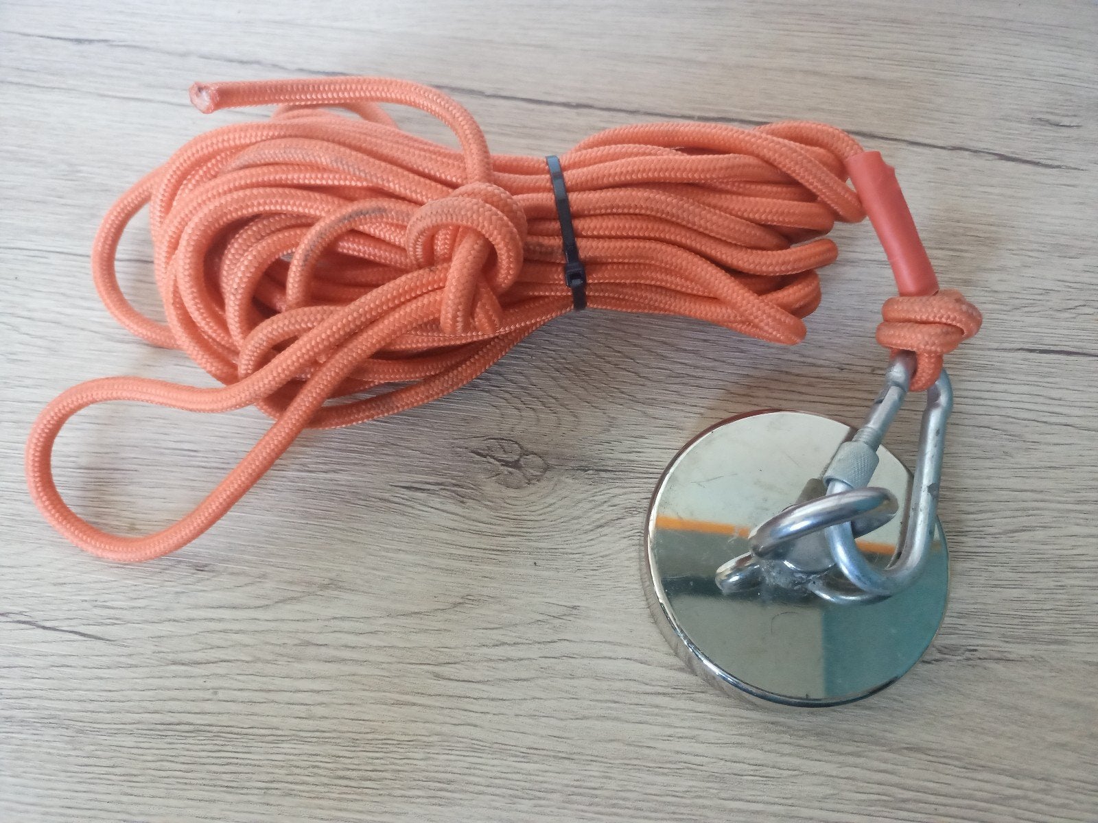 Sterke magneet met touw voor magneetvissen, Verzenden, Gebruikt, Meer dan 30 cm, Overige merken