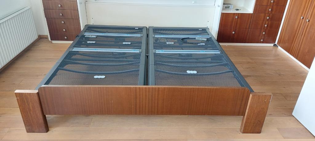 Auping tweepersoons elektrisch verstelbare spiraalbodem, Ophalen, Tweepersoons, Overige maten, 200 cm