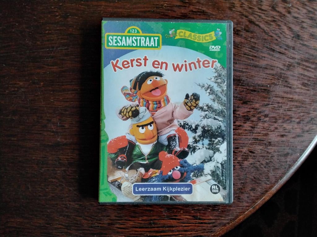 Sesamstraat kerst en winter, origineel, Cd's en Dvd's, Dvd's | Kinderen en Jeugd, Alle leeftijden, Ophalen of Verzenden, Zo goed als nieuw