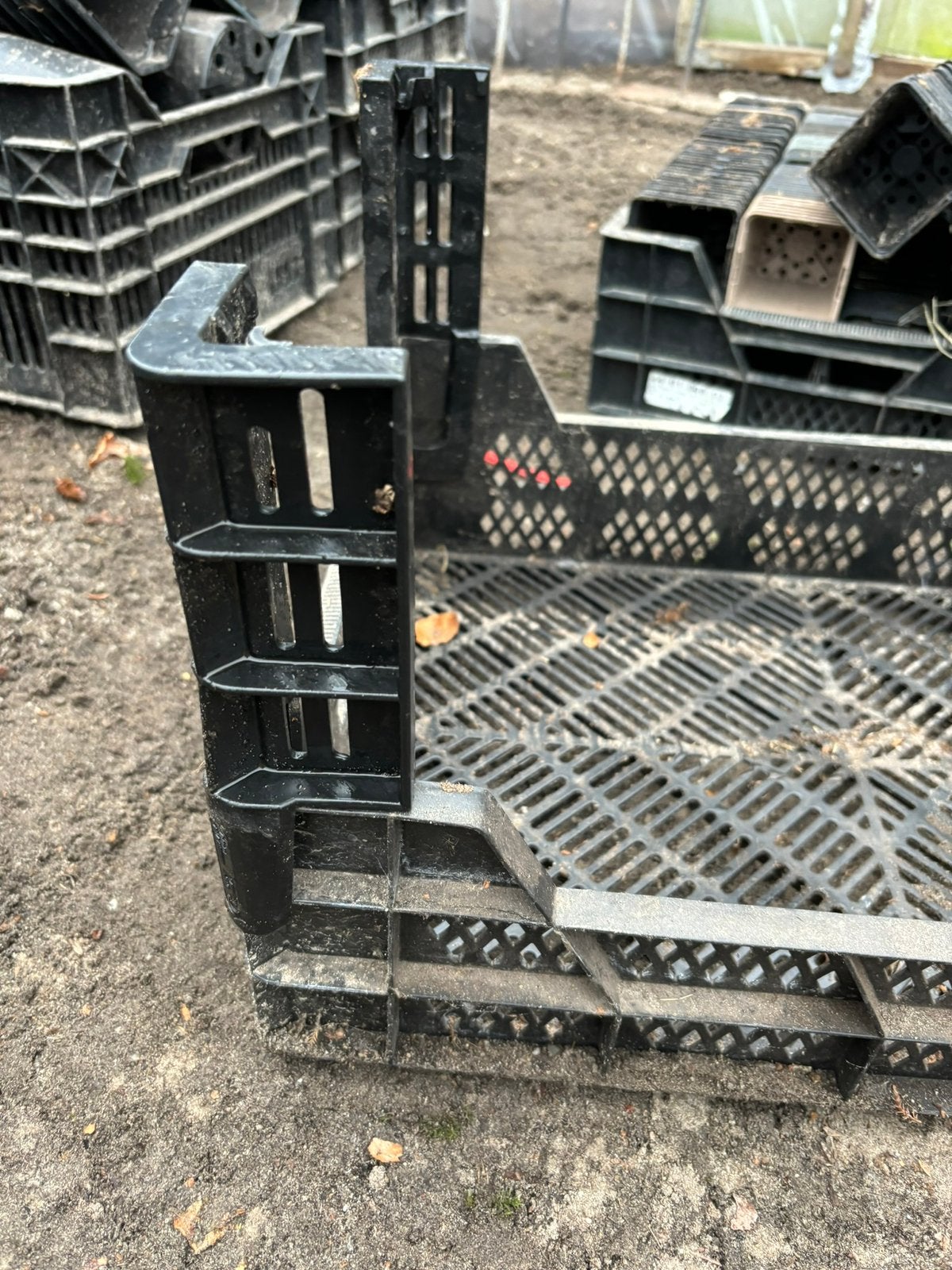 Bloem potten partij, Tuin en Terras, Bloempotten, Ophalen, Kunststof, Rond, Zo goed als nieuw