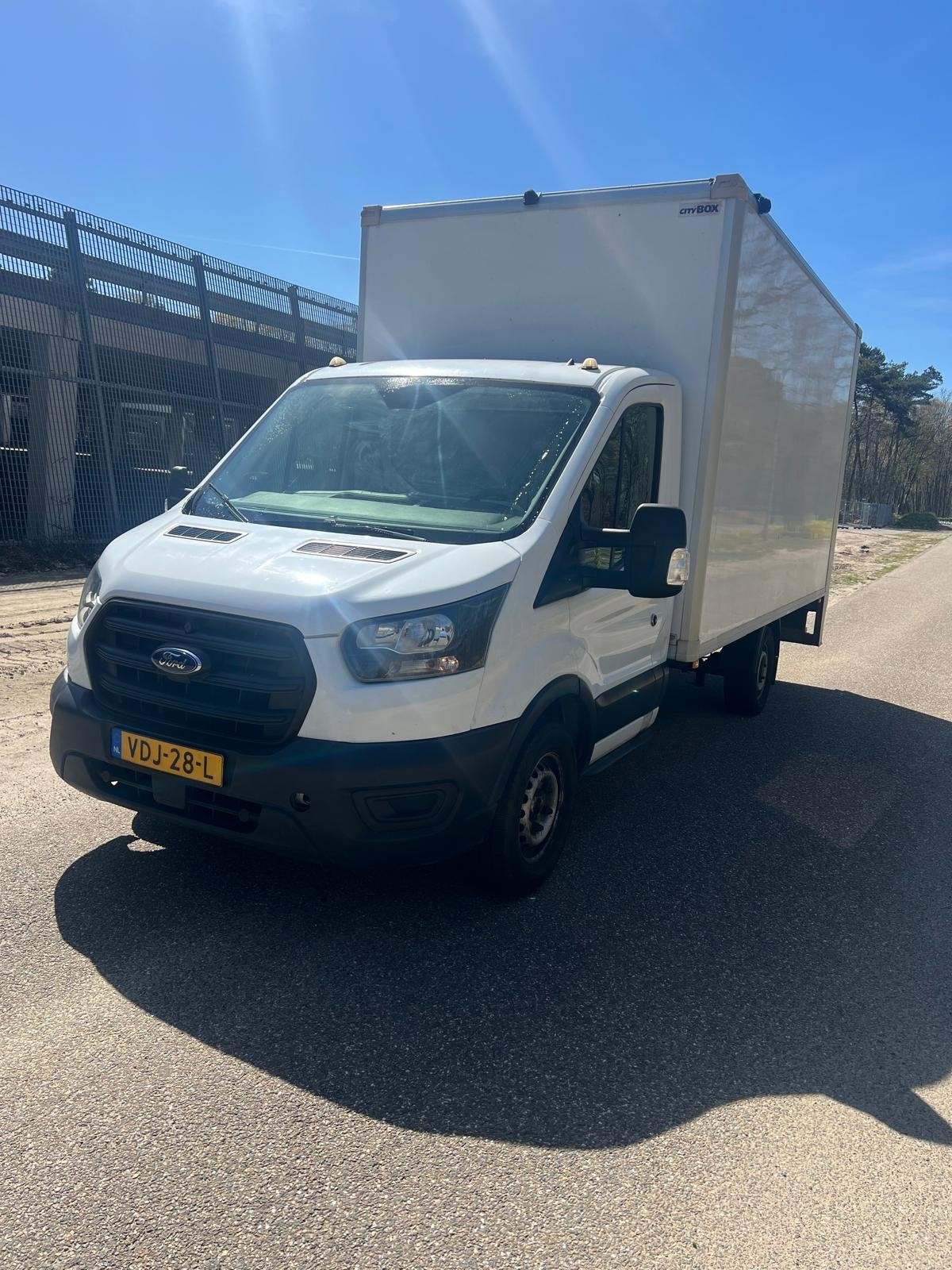 Ford transit bakwagen euro6, Auto's, Bestelauto's, Voorwielaandrijving, Euro 6, Wit, Ford