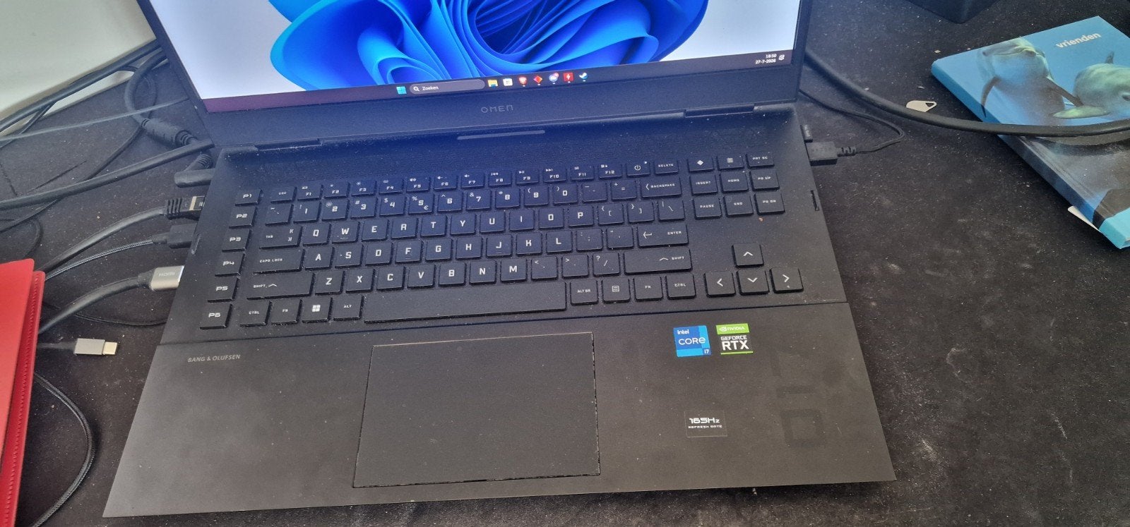 Laptop hp omen 17.3 inch ck1004nd, Computers en Software, Windows Laptops, Ophalen, Met videokaart, HP Omen Gaming i7, Zo goed als nieuw