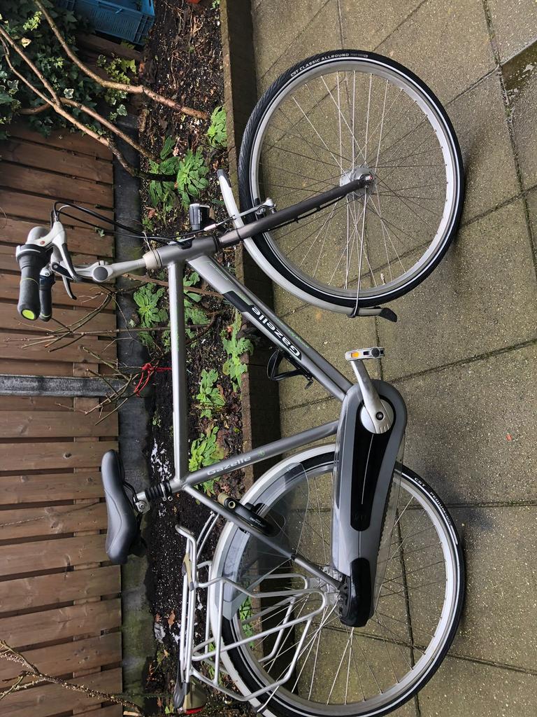 Gazelle orange Pure herenfiets met 7 versnellingen, Ophalen, Gebruikt, Versnellingen, 57 tot 61 cm