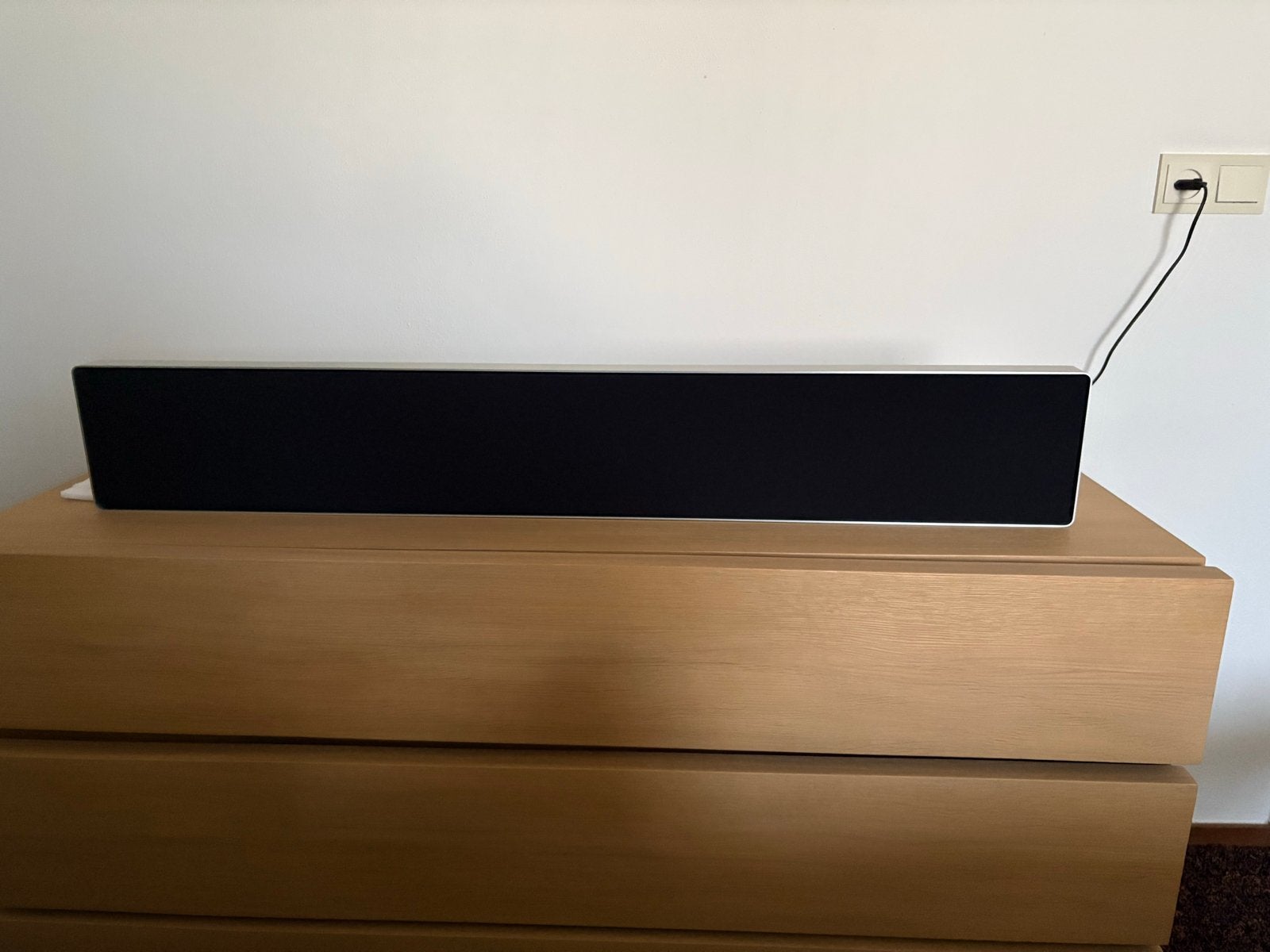 Bang & Olufsen BeoSound Stage Soundbar - Alu/Zwart, Ophalen of Verzenden, Bluetooth, Zo goed als nieuw