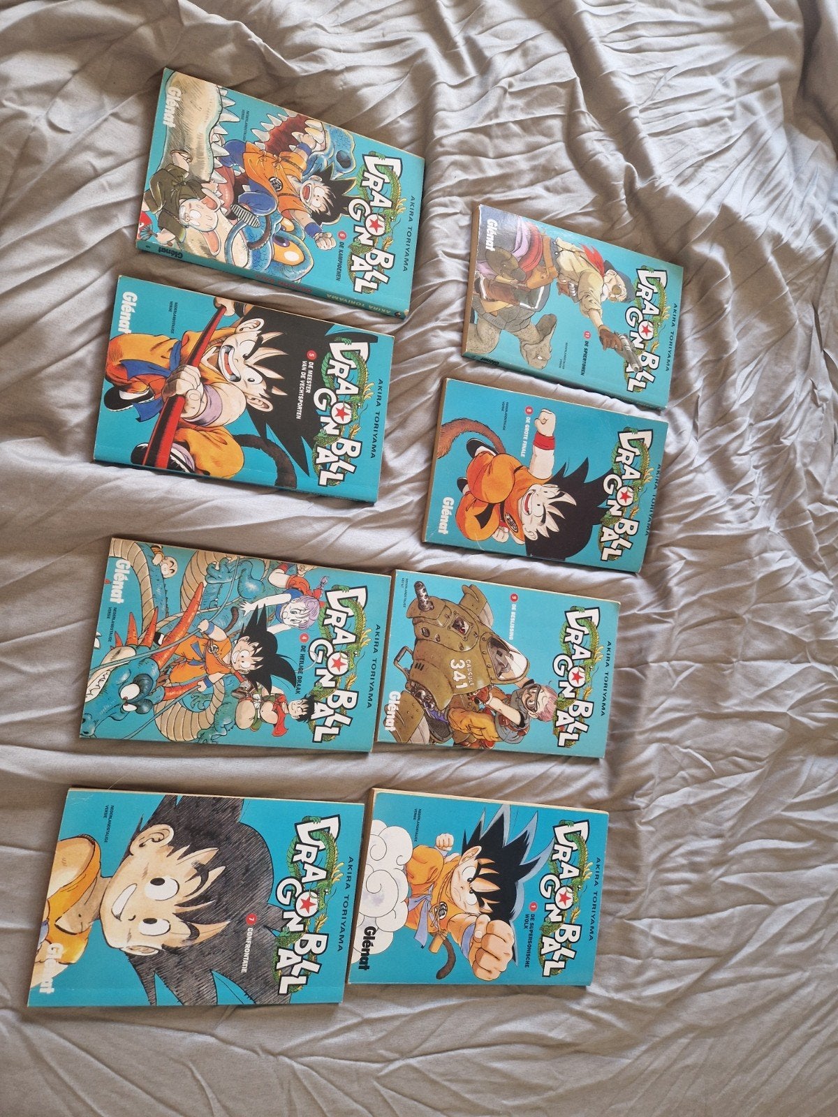 dragonbal boeken, Ophalen