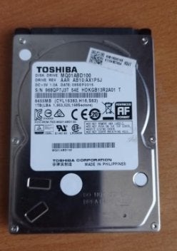 HDD  TOSHIBA 1 TB, Computers en Software, Harde schijven, Intern, Toshiba, Verzenden, Laptop