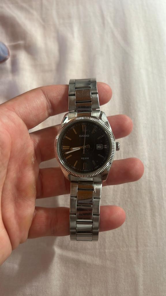 Casio horloge, Ophalen of Verzenden, Zo goed als nieuw, Staal, Casio