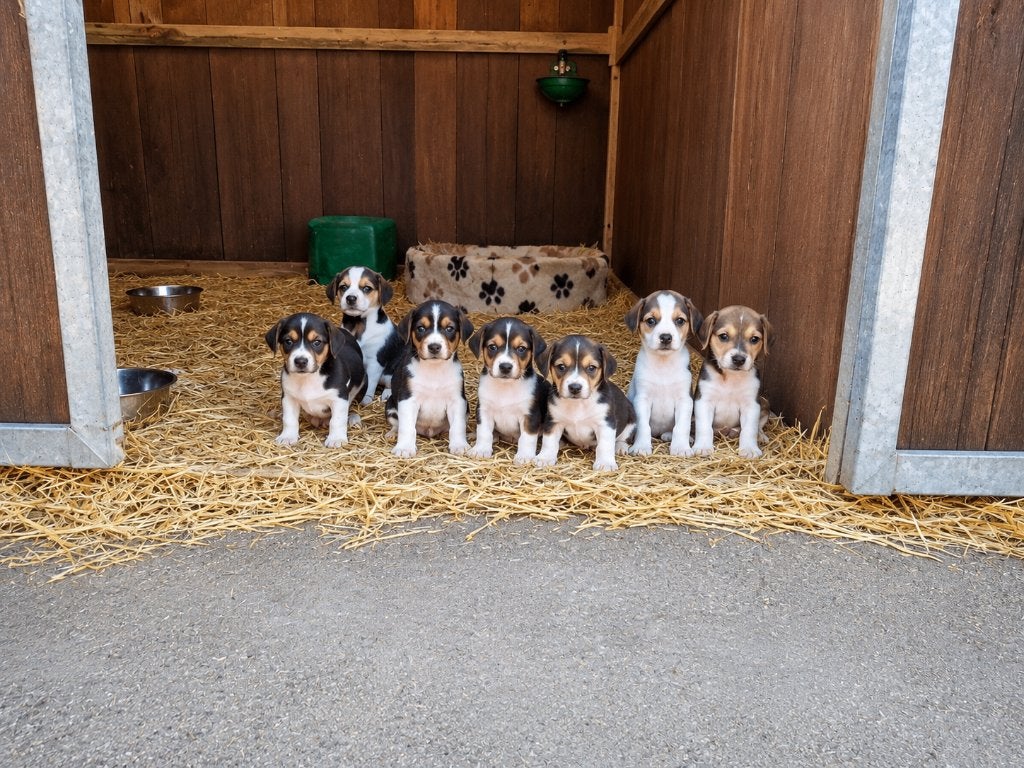 Bijzonder mooie Jack Russell x Beagle pups, Jack Russell Terriër, 8 tot 15 weken, Meerdere, Meerdere dieren