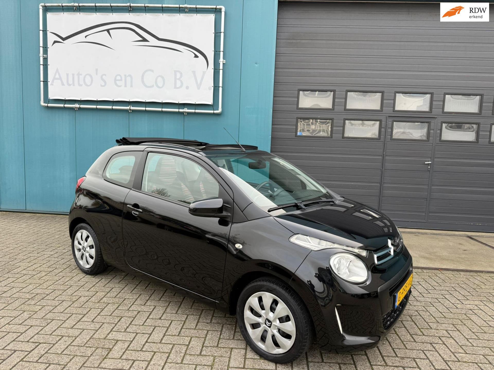 Citroen C1 1.0 e-VTi Shine Edition CABRIOTOP Airco Cruise Le, Auto's, Citroën, Voorwielaandrijving, Gebruikt, Euro 6, 4 stoelen